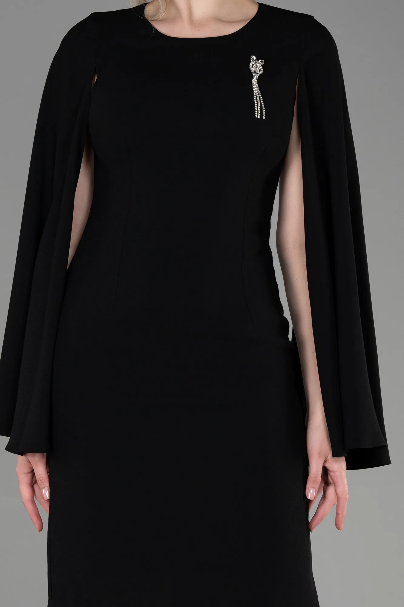Black-Short Invitation Dress ABK1858