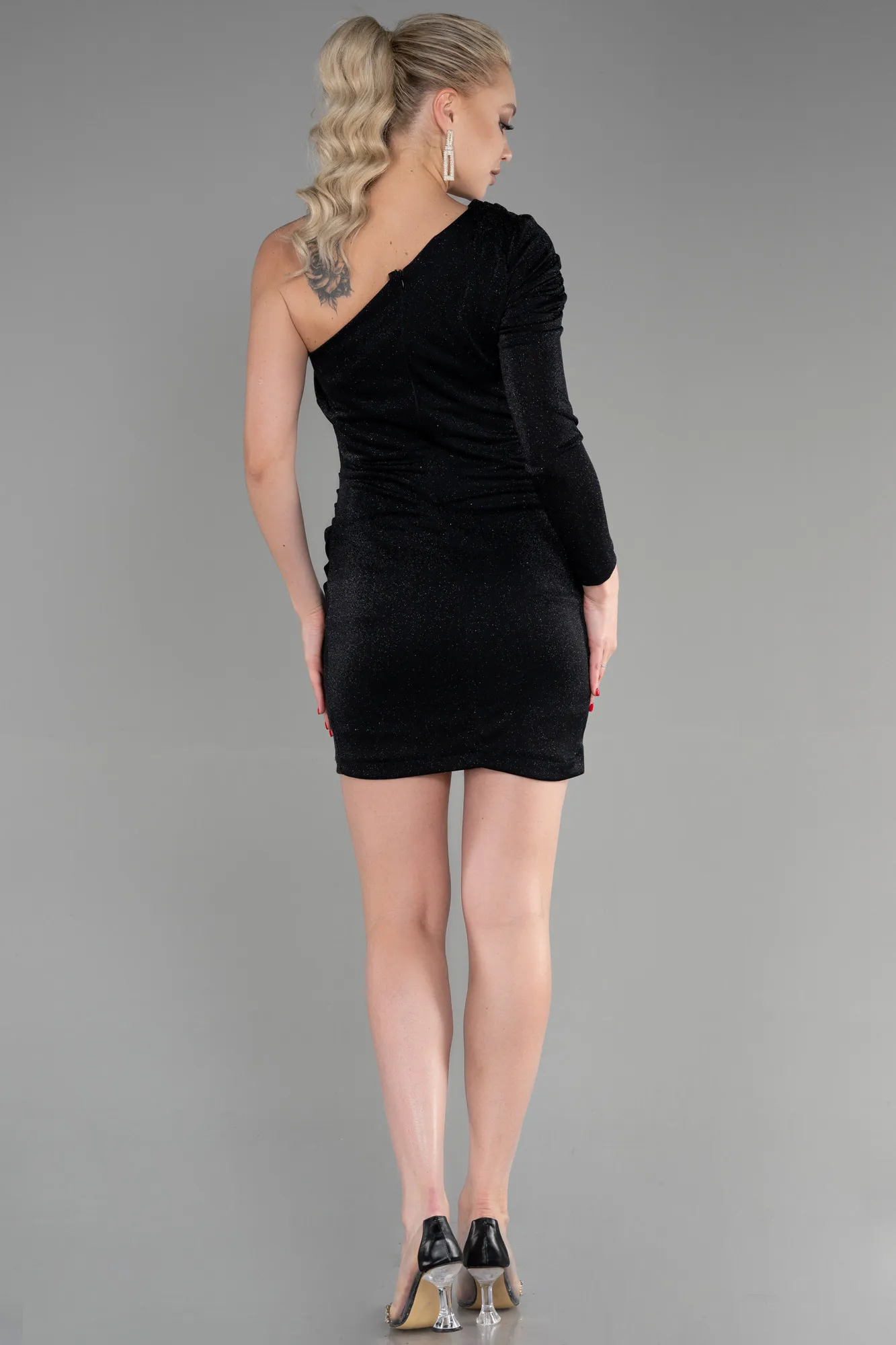 Black-Short Invitation Dress ABK1903