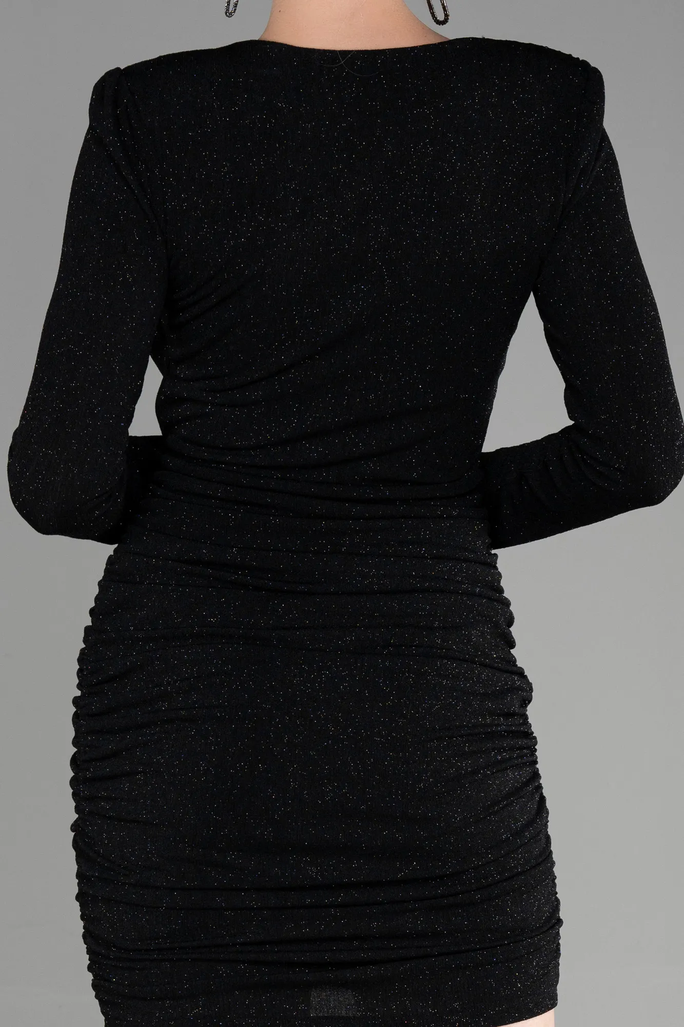 Black-Short Invitation Dress ABK1917