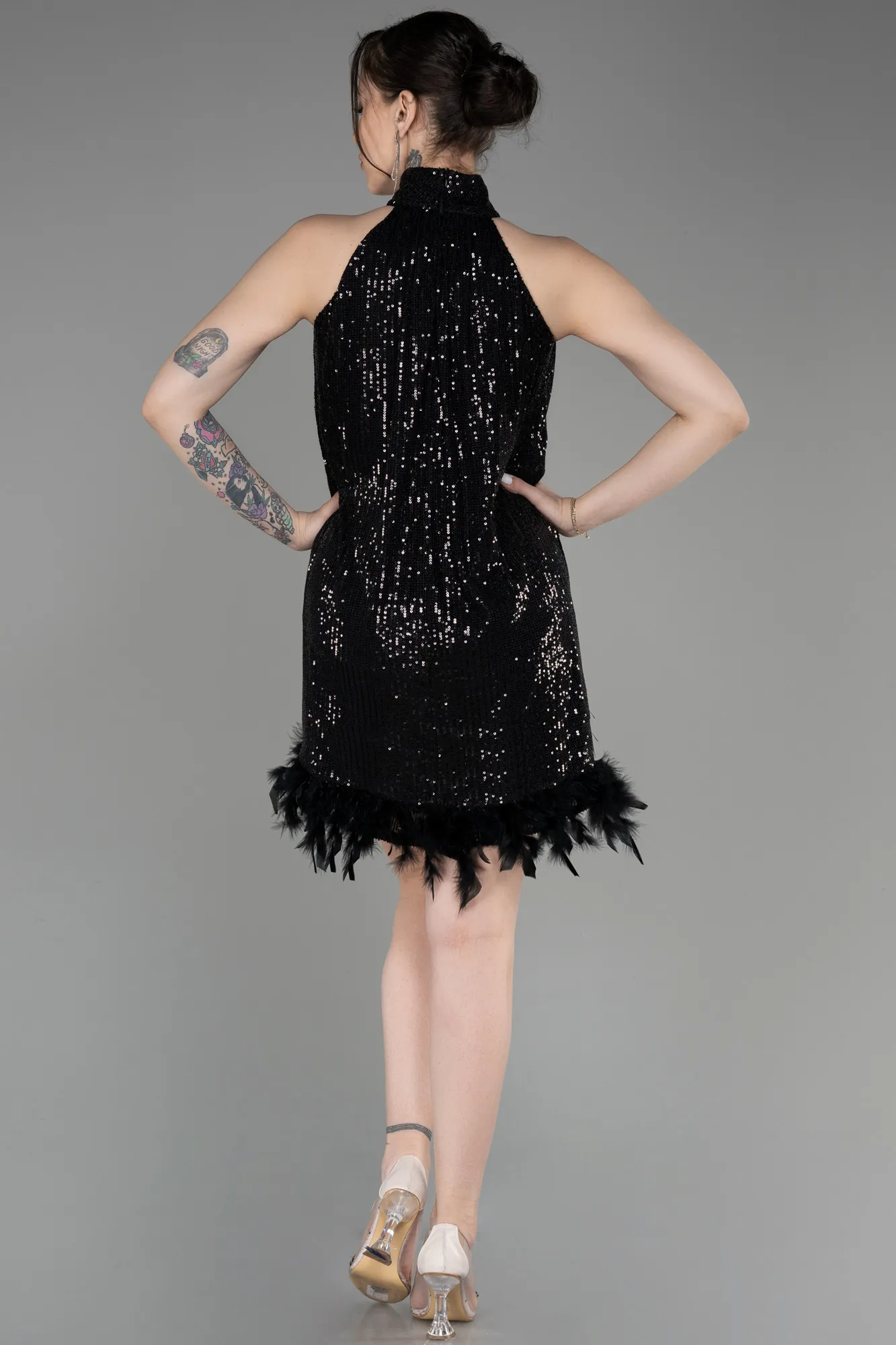 Black-Short Party Dress ABK2049