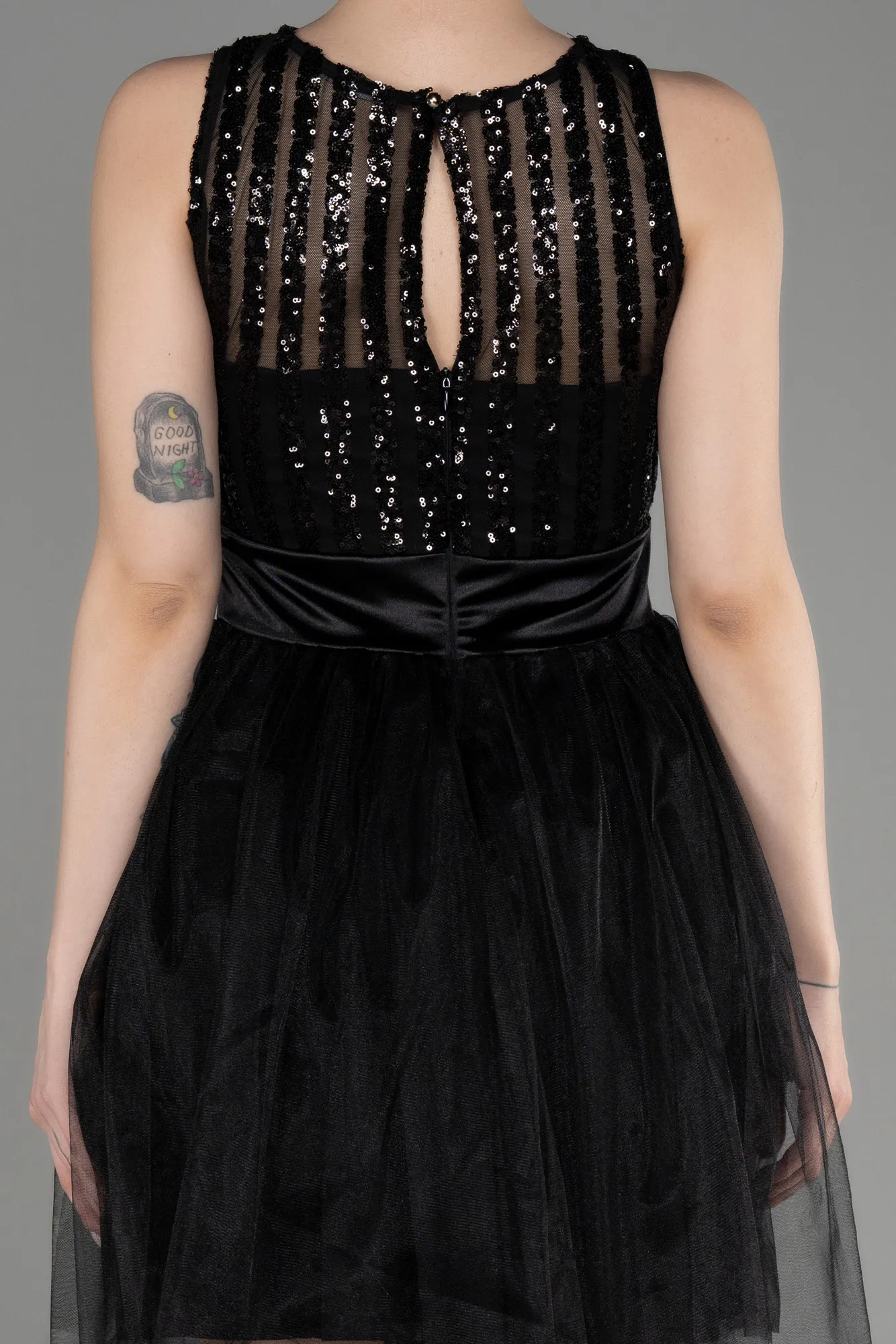 Black-Short Prom Gown ABK2016