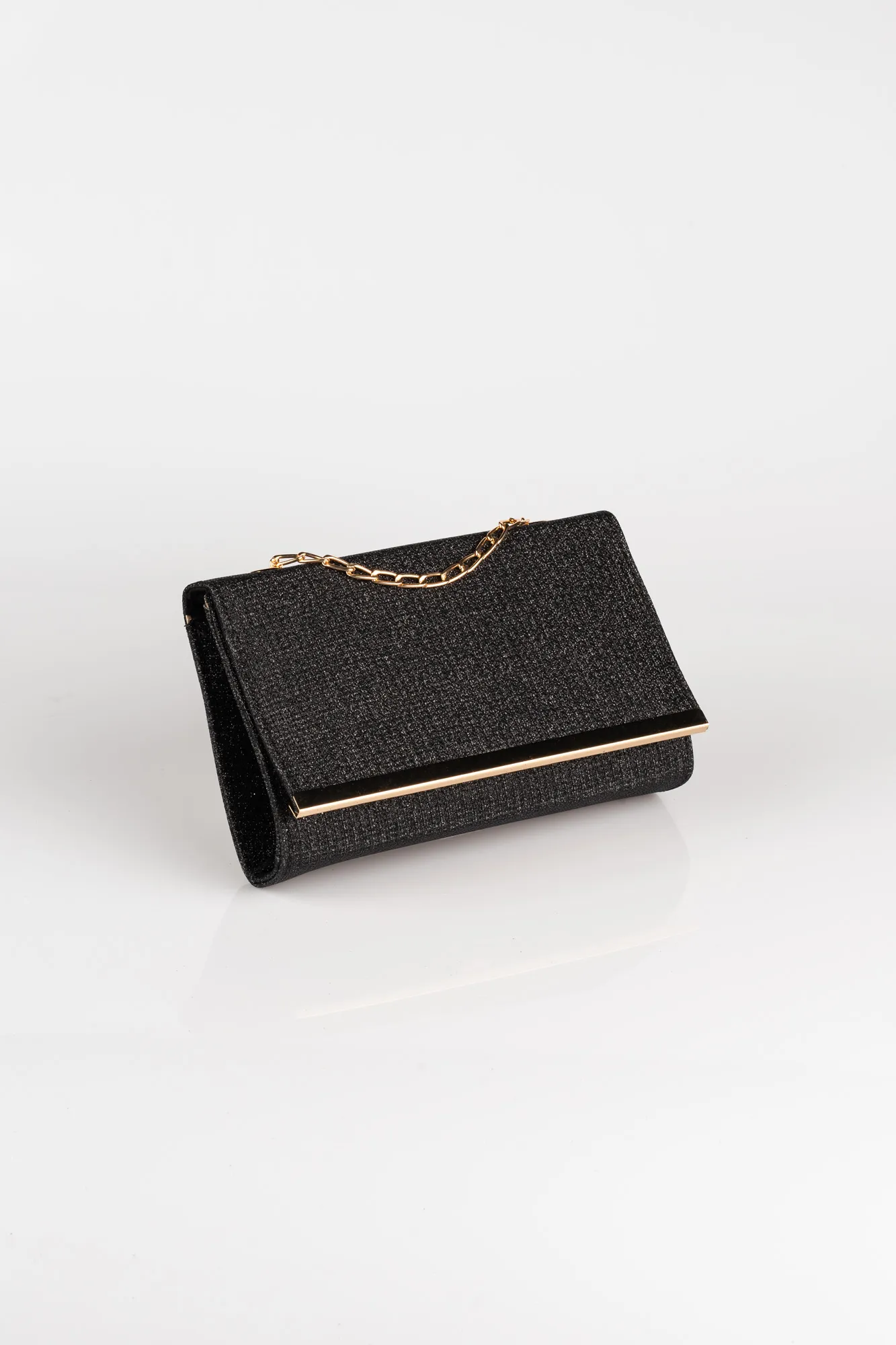 Black-Silvery Evening Bag SH805