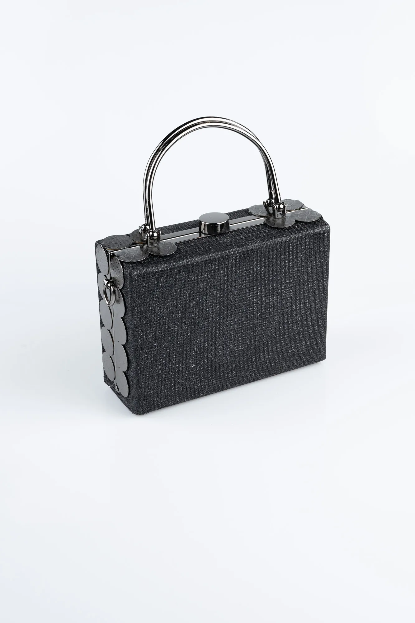 Black-Silvery Night Bag KC161