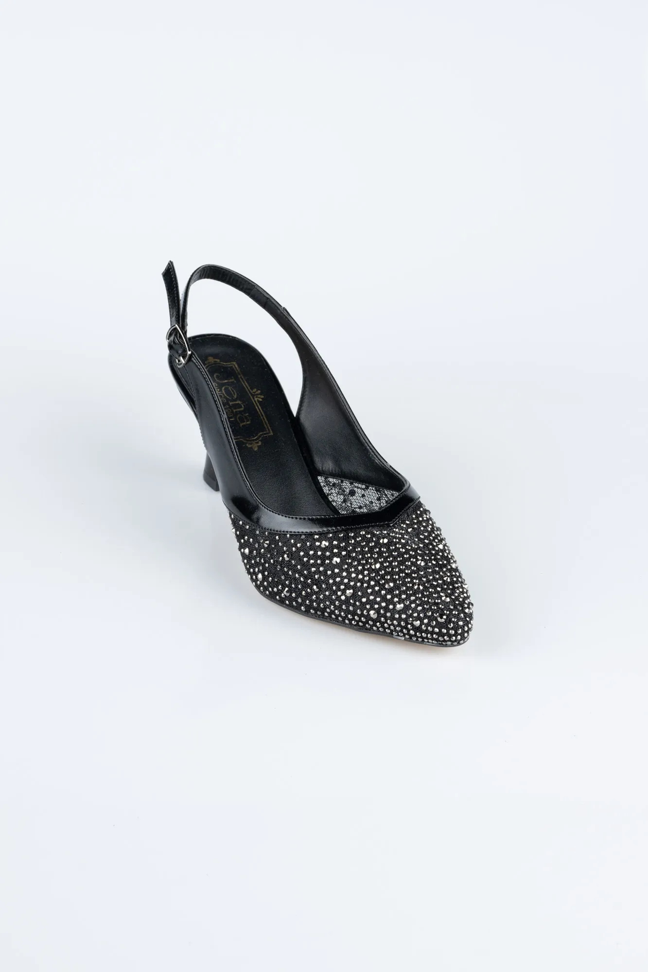 Black-Stony Evening Shoe MJ5311