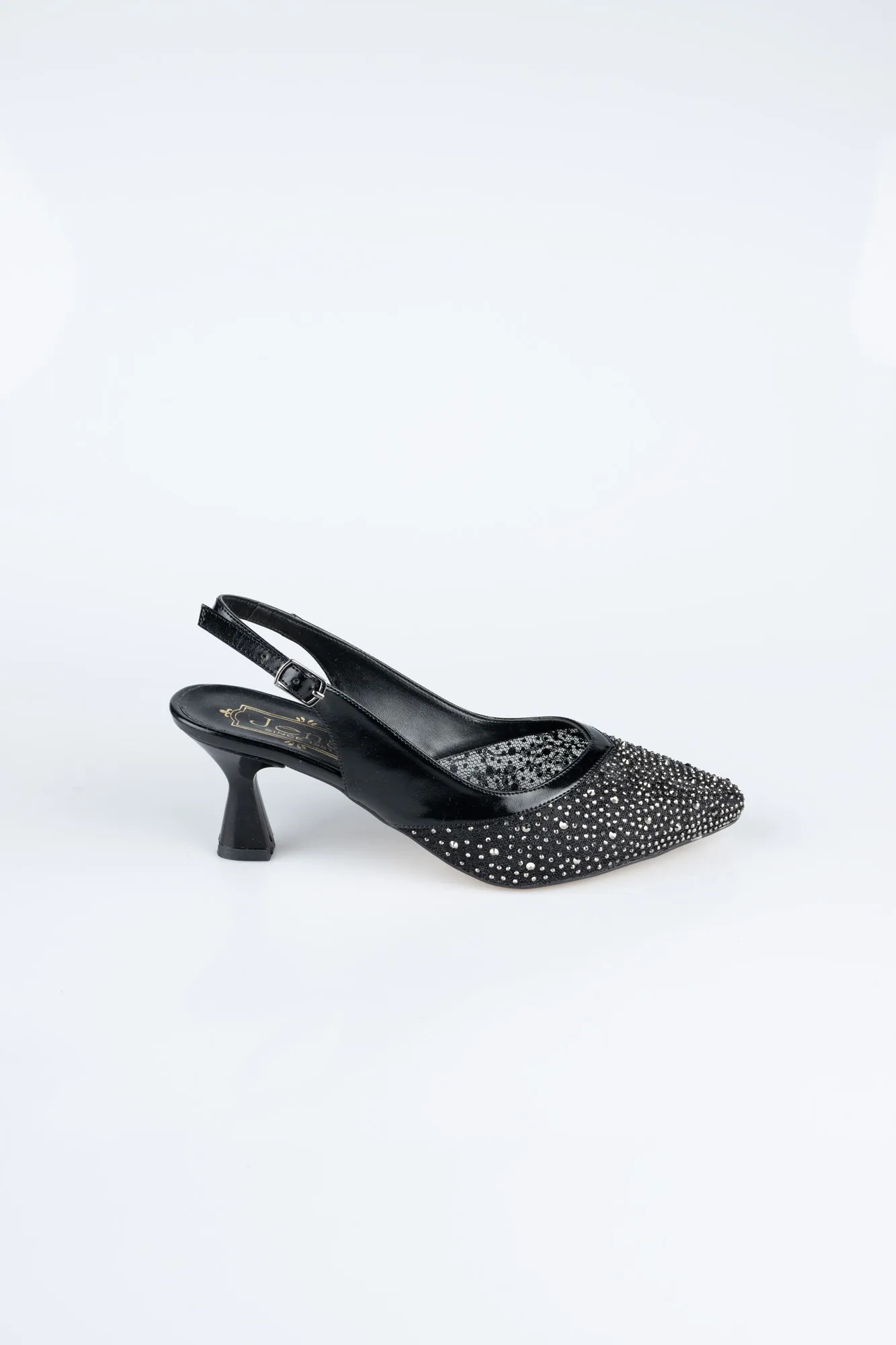 Black-Stony Evening Shoe MJ5311