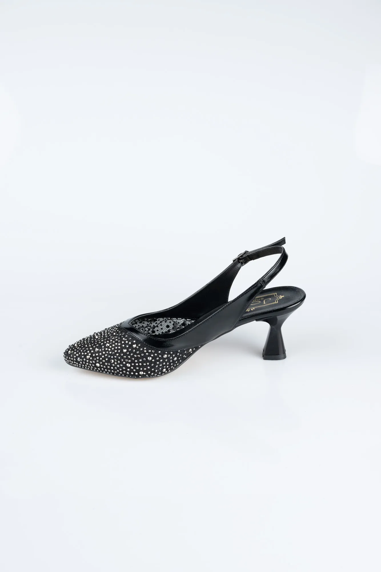 Black-Stony Evening Shoe MJ5311