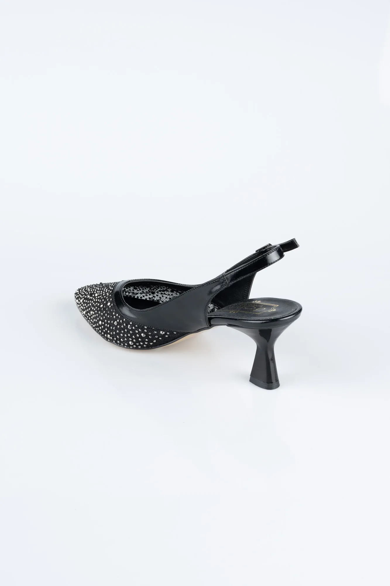 Black-Stony Evening Shoe MJ5311