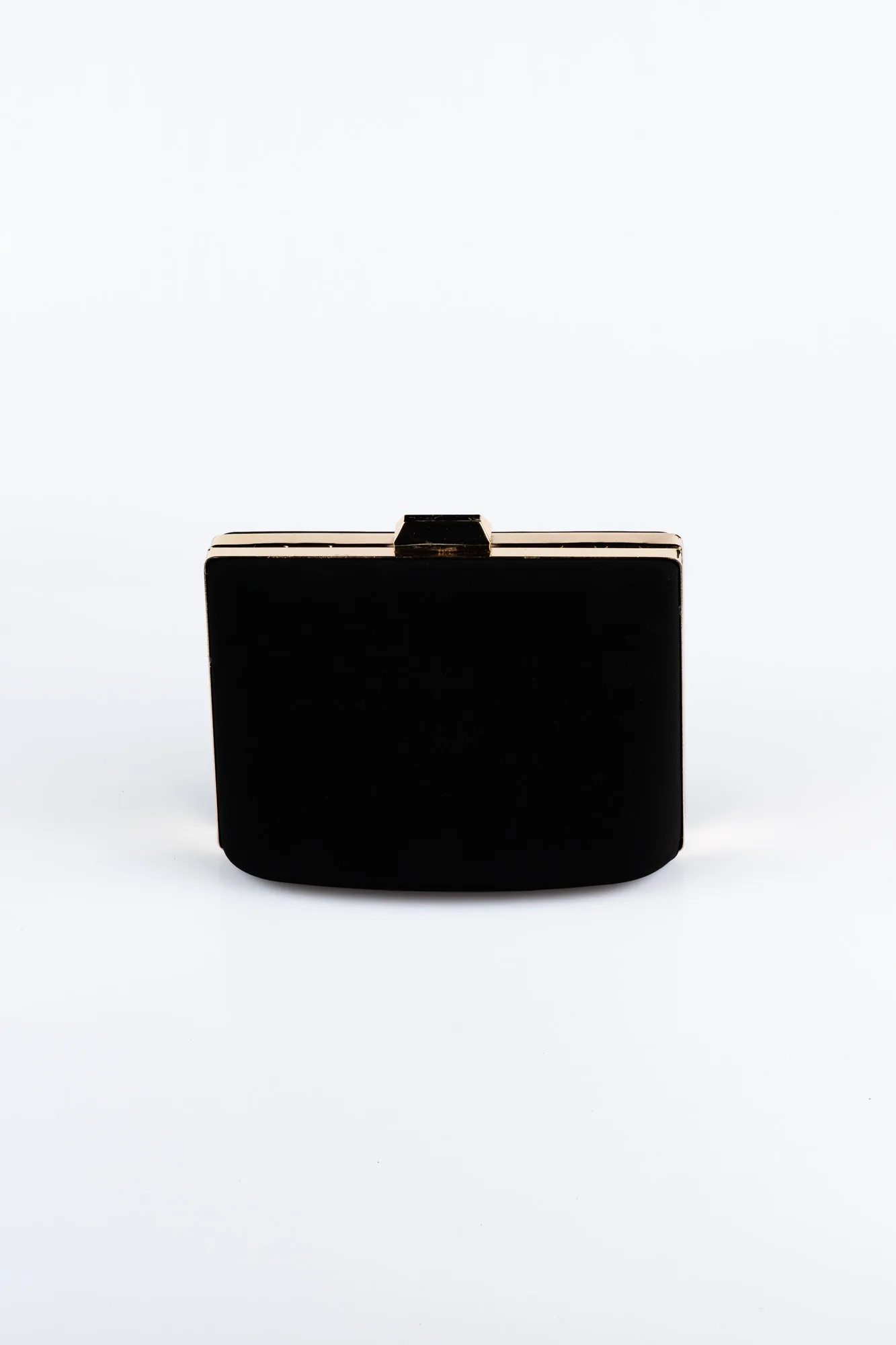 Black-Suede Box Bag SH815
