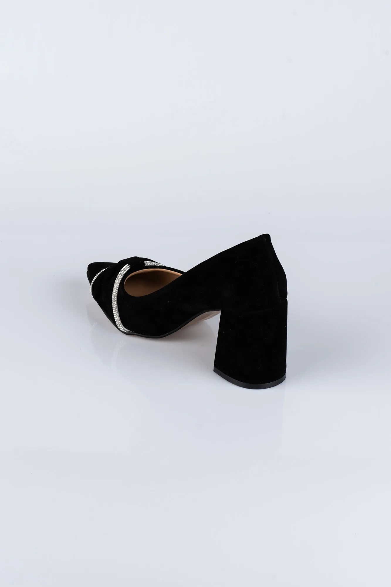 Black-Suede Evening Shoe ABS1102