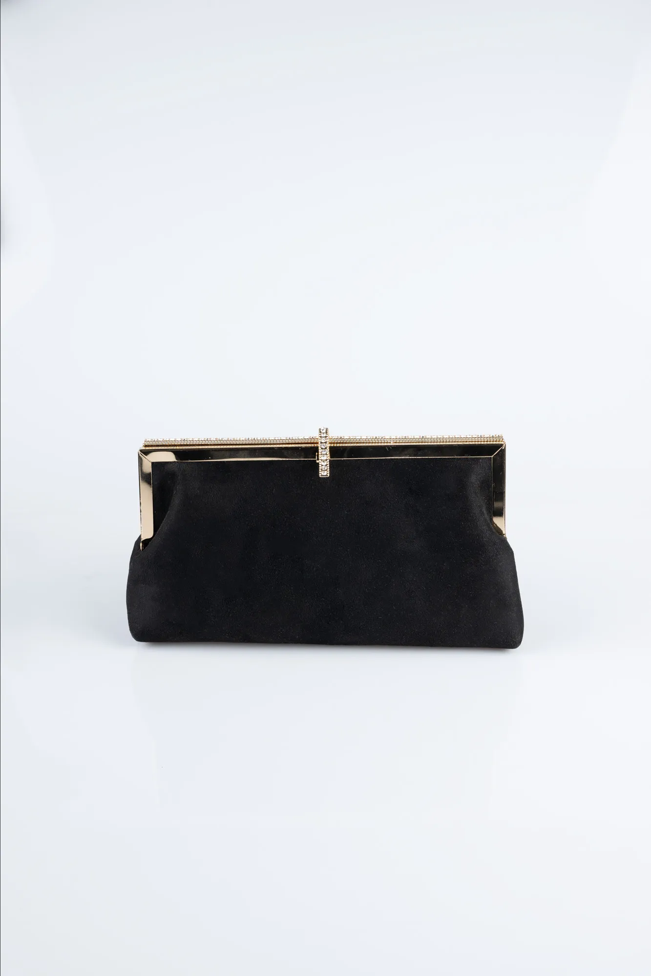 Black-Suede Night Bag V752