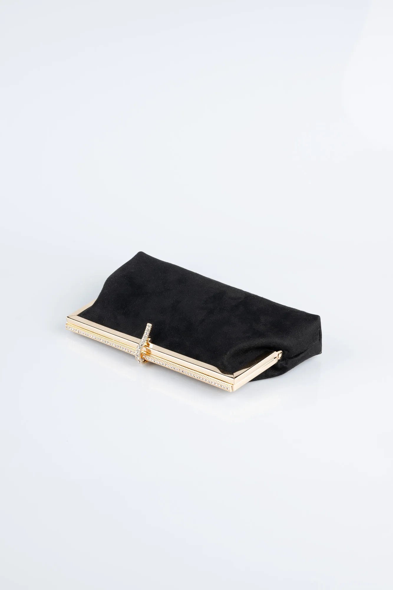 Black-Suede Night Bag V752