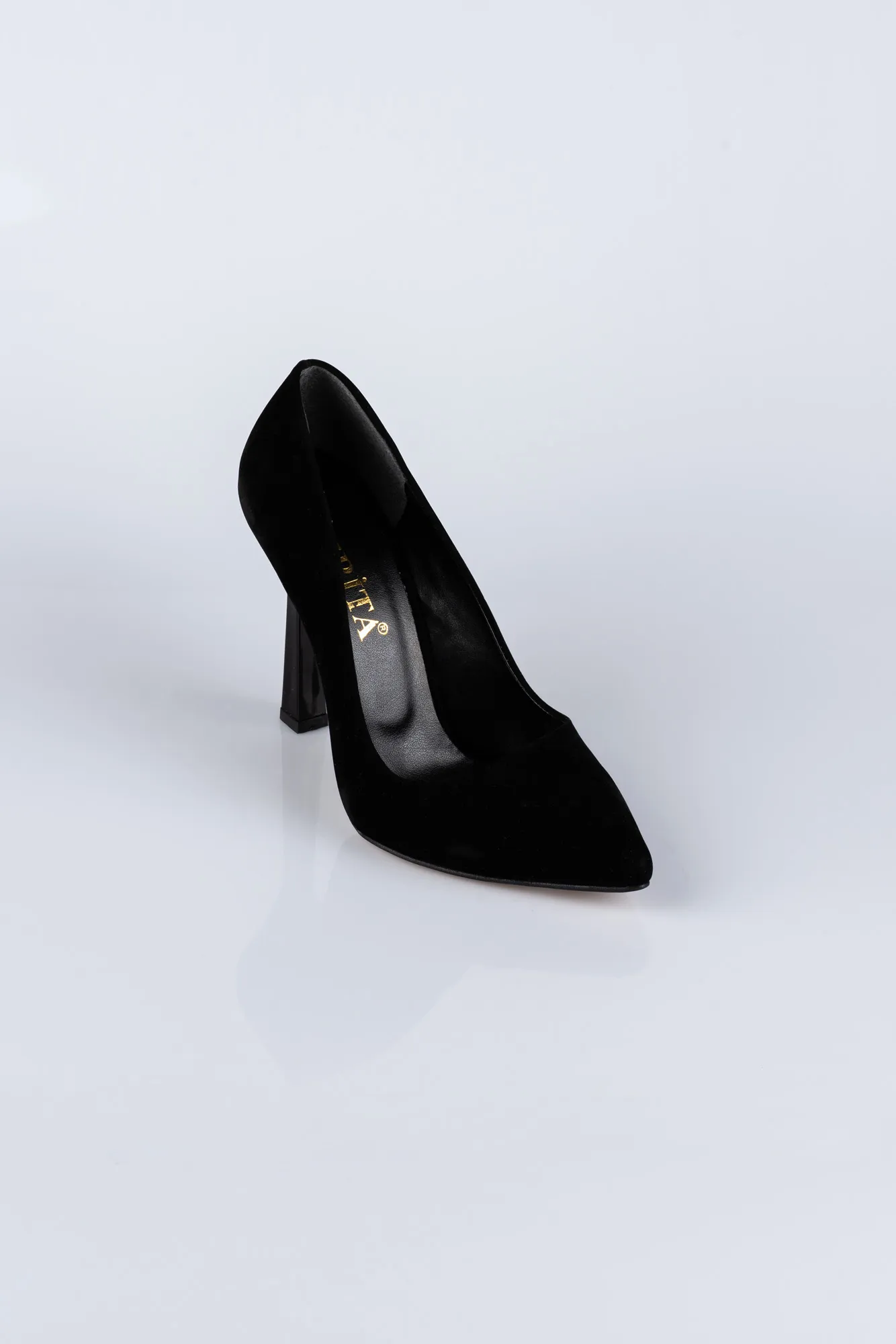 Black-Suede Stiletto ABS1100