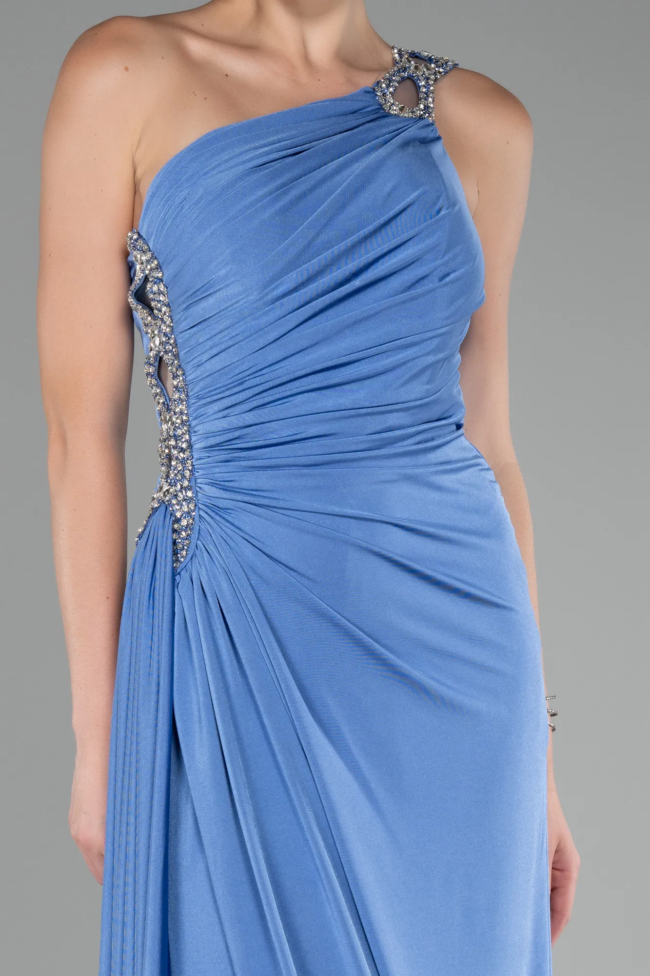 Blue-Long Evening Dress ABU2964