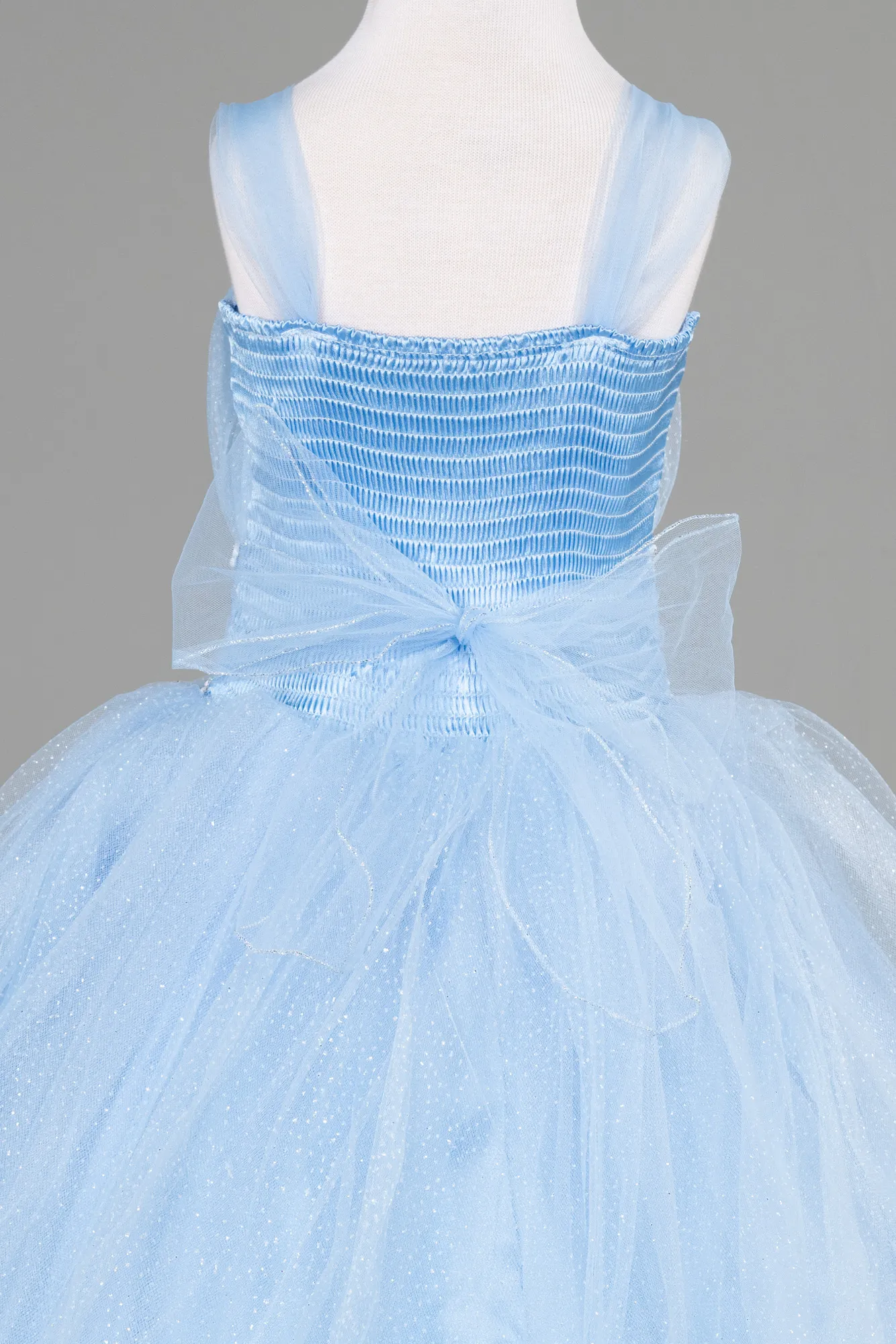 Blue-Long Kid Wedding Dress ABU3900