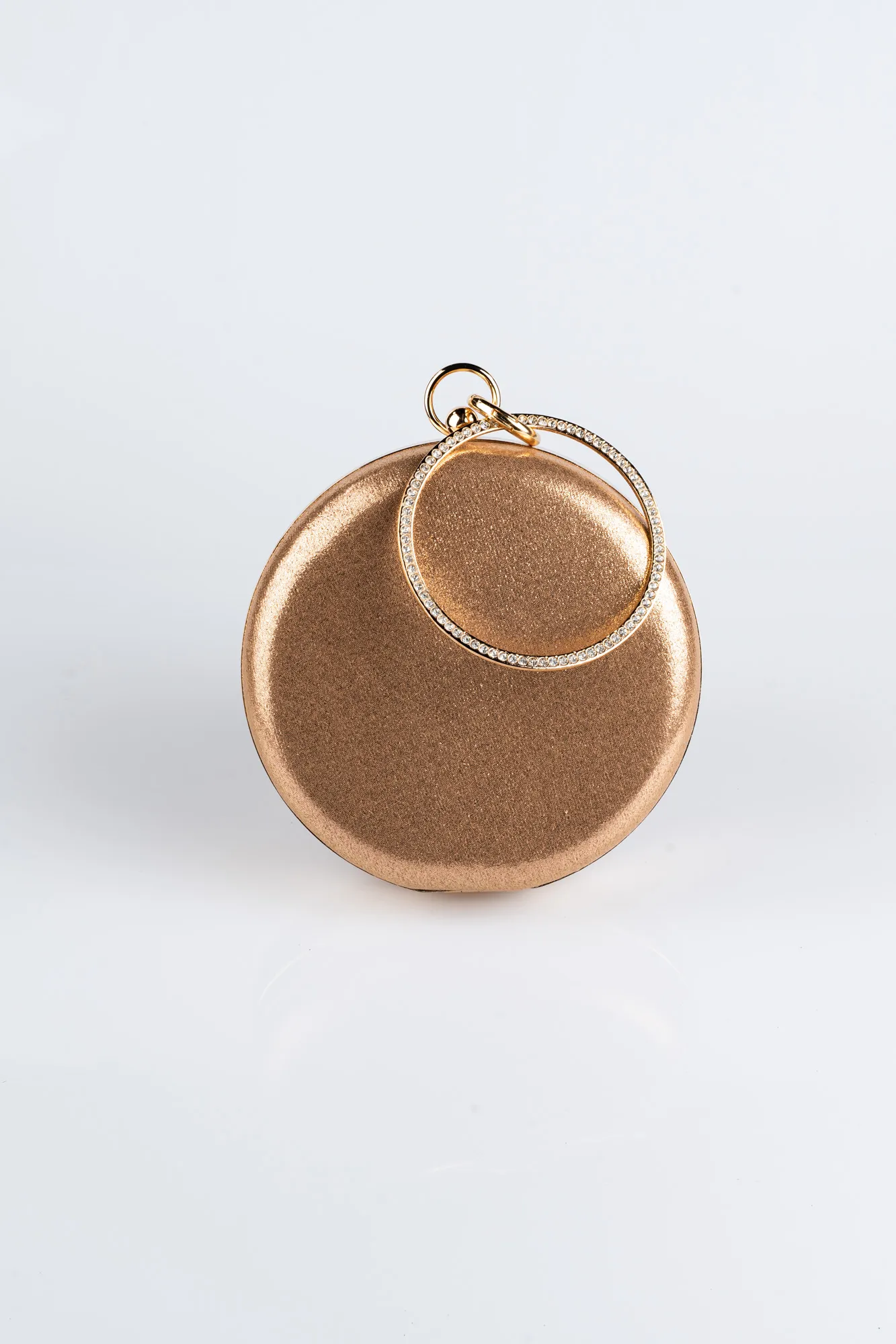 Bronze-Plaster Fabric Box Bag V0259