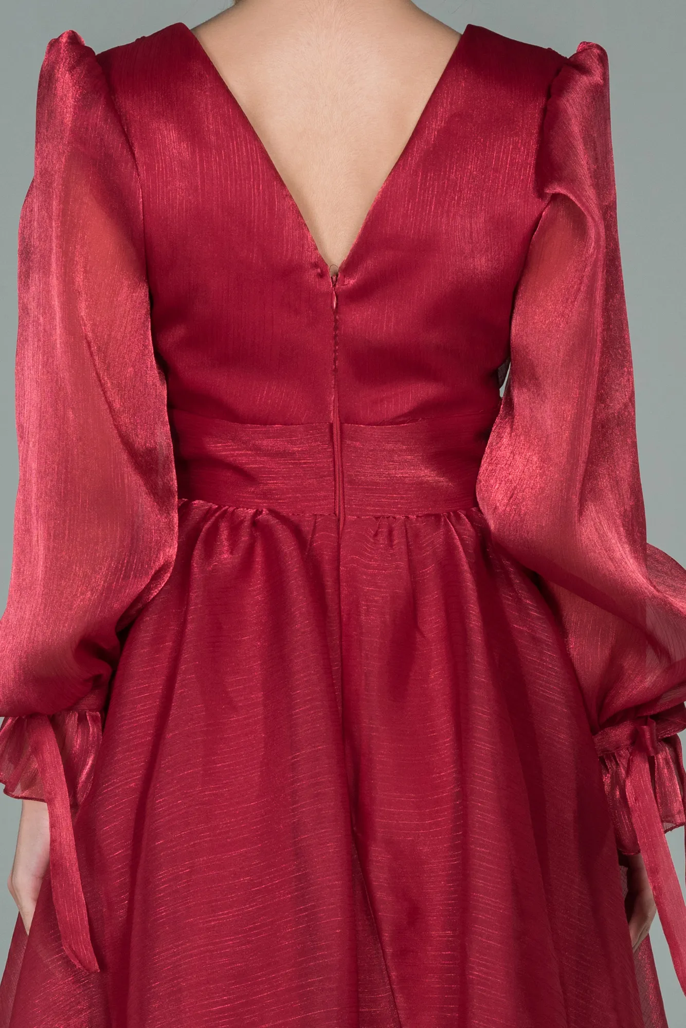 Burgundy-Long Evening Dress ABU1951