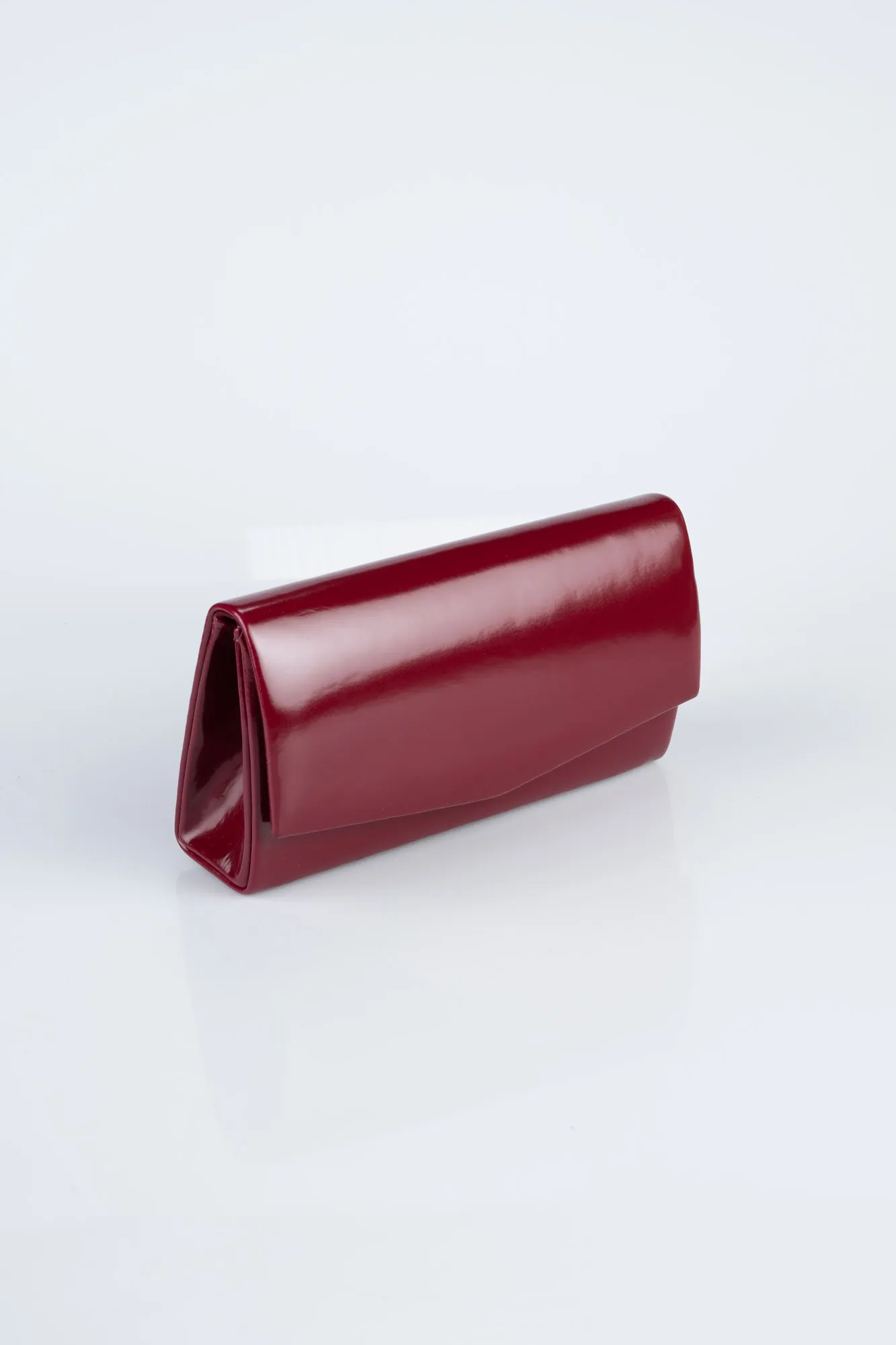 Burgundy-Patent Leather Night Bag KC201