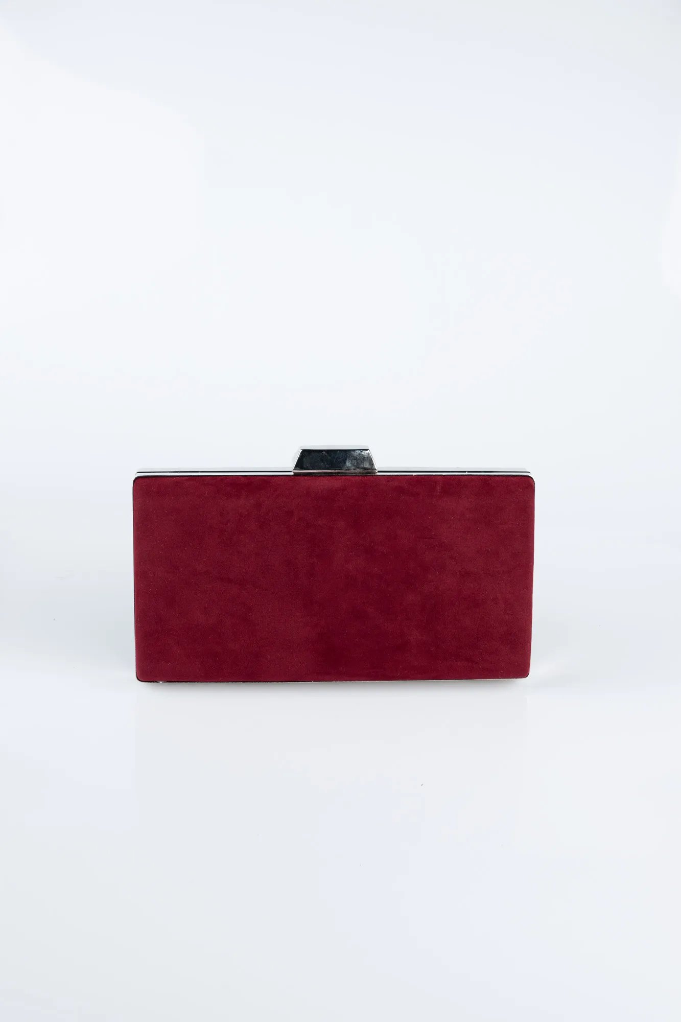 Burgundy-Suede Night Bag SH813