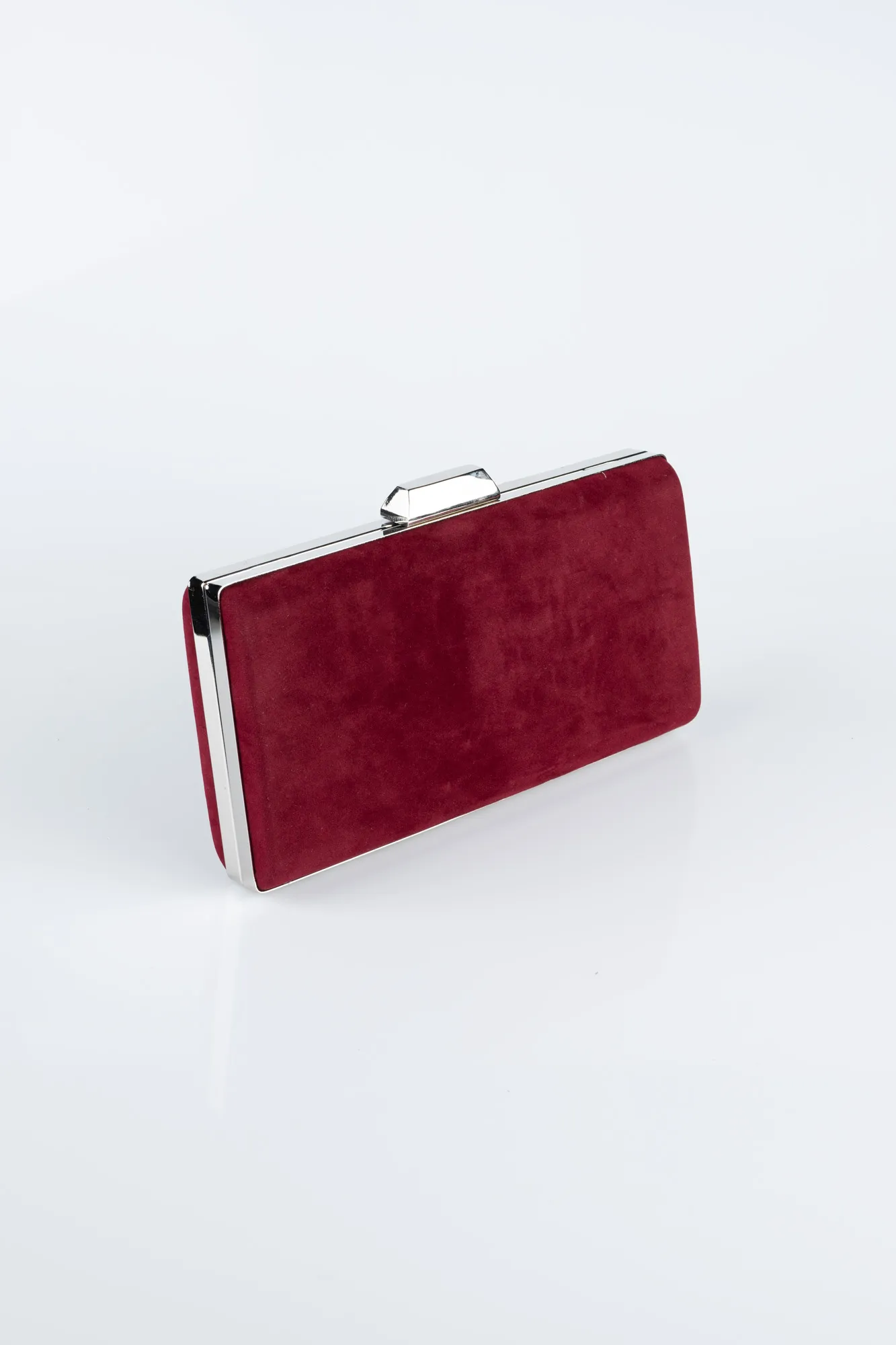 Burgundy-Suede Night Bag SH813