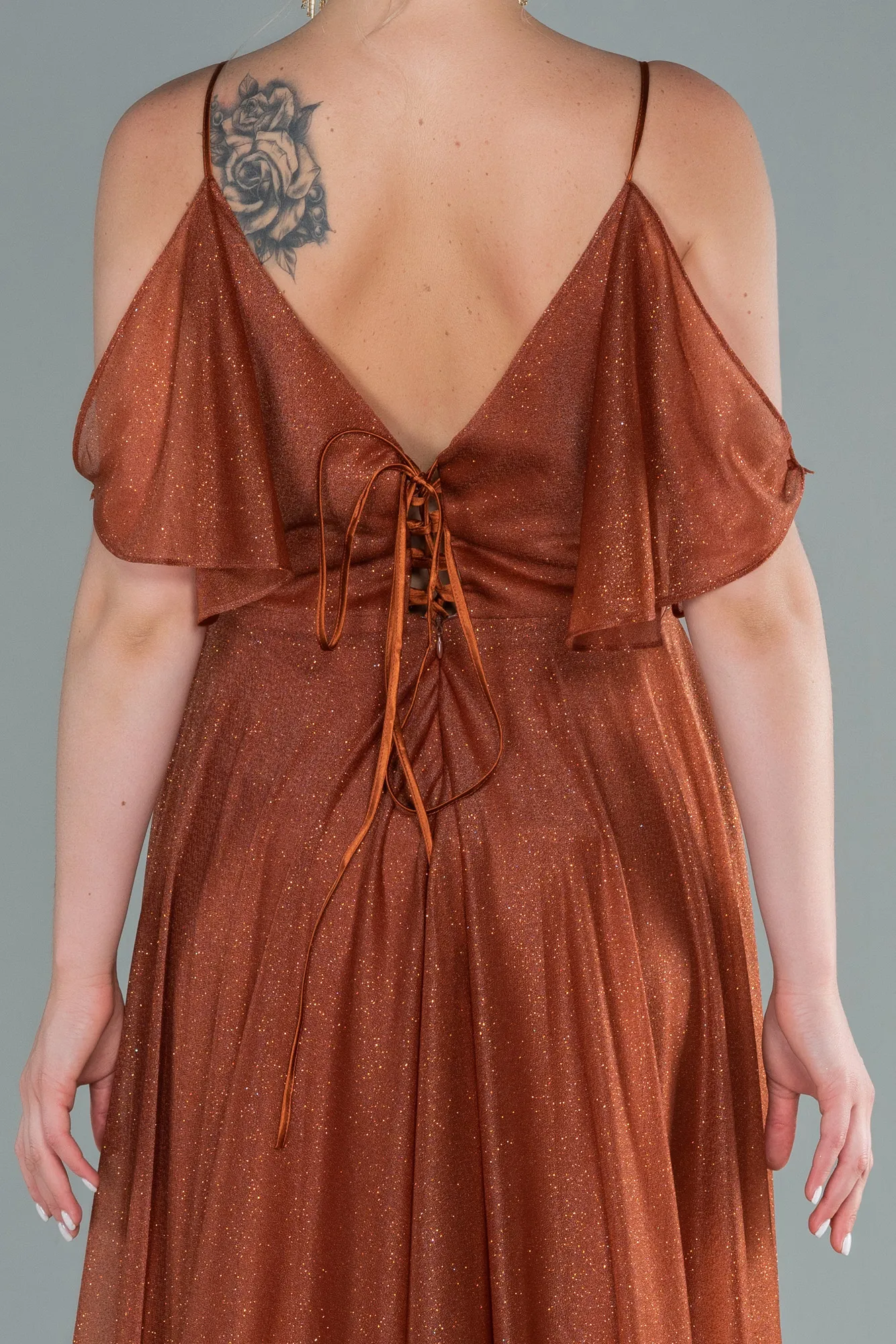 Cinnamon-Long Evening Dress ABU2484