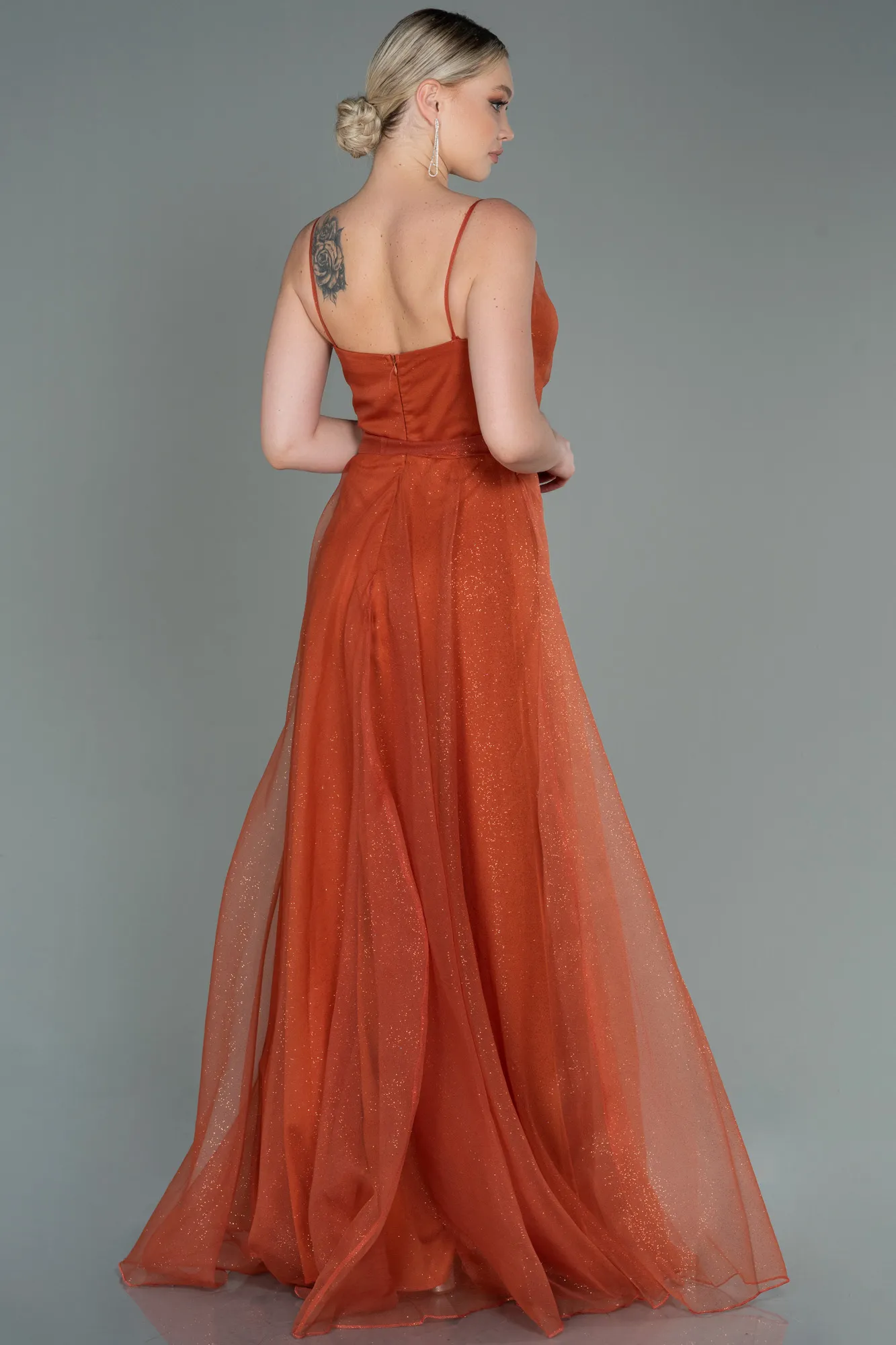 Cinnamon-Long Evening Dress ABU3070