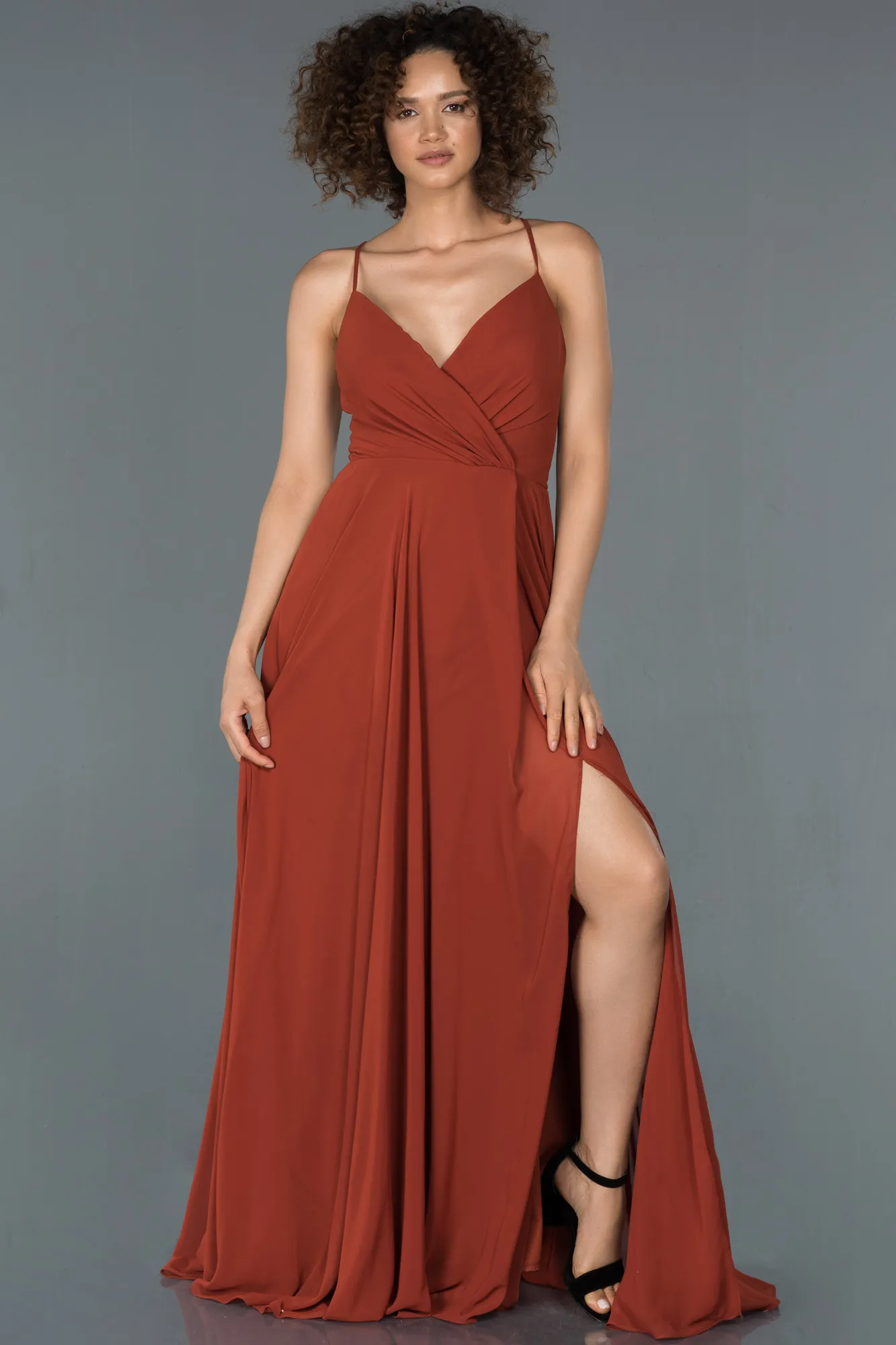 Cinnamon-Long Prom Gown ABU1305