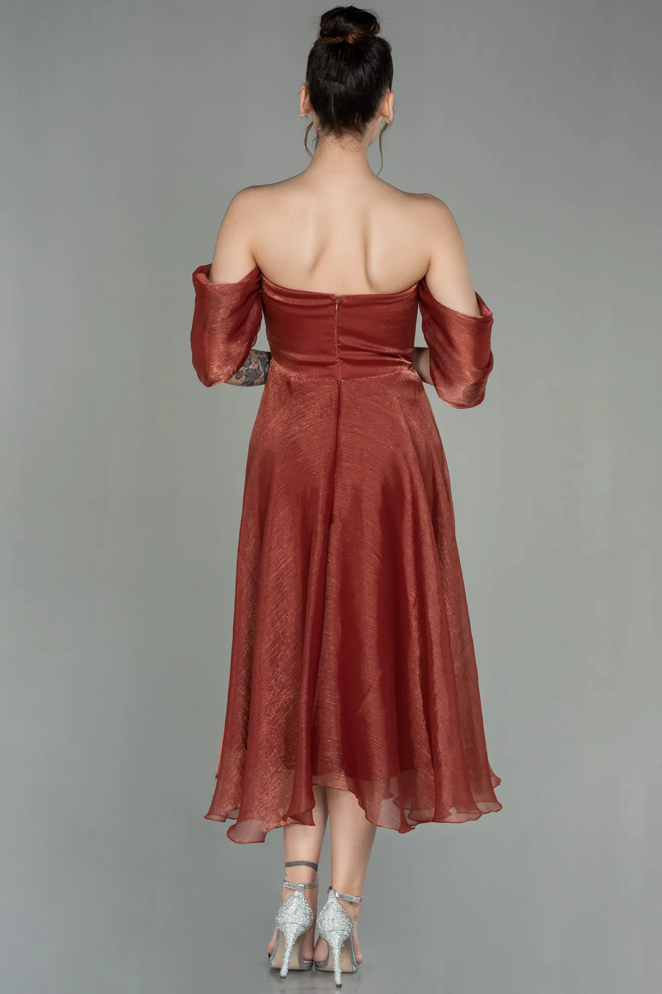 Cinnamon-Midi Evening Dress ABK1850