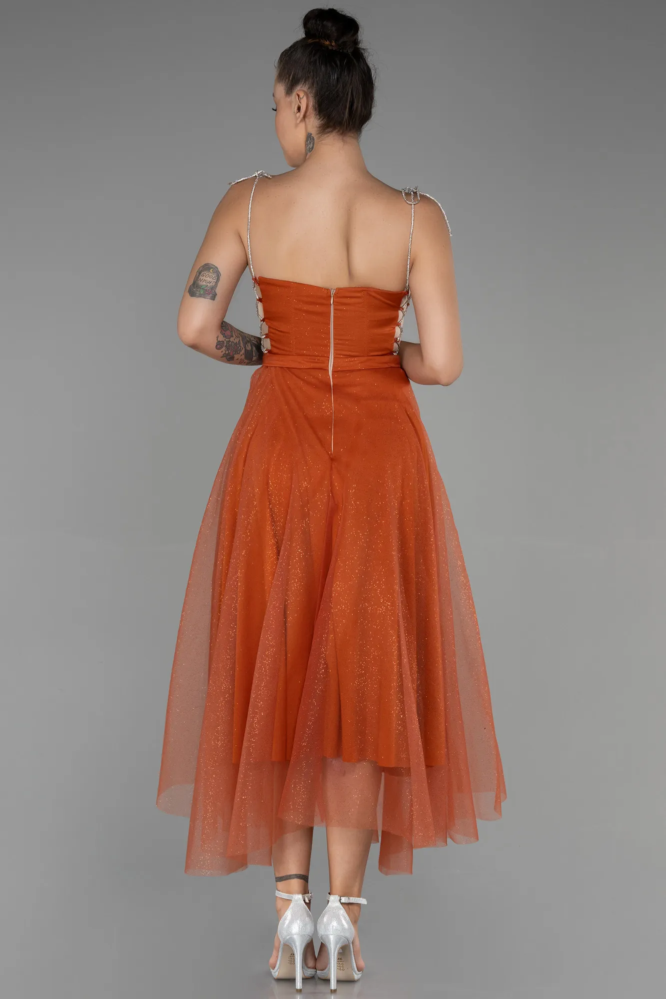 Cinnamon-Midi Invitation Dress ABK1844