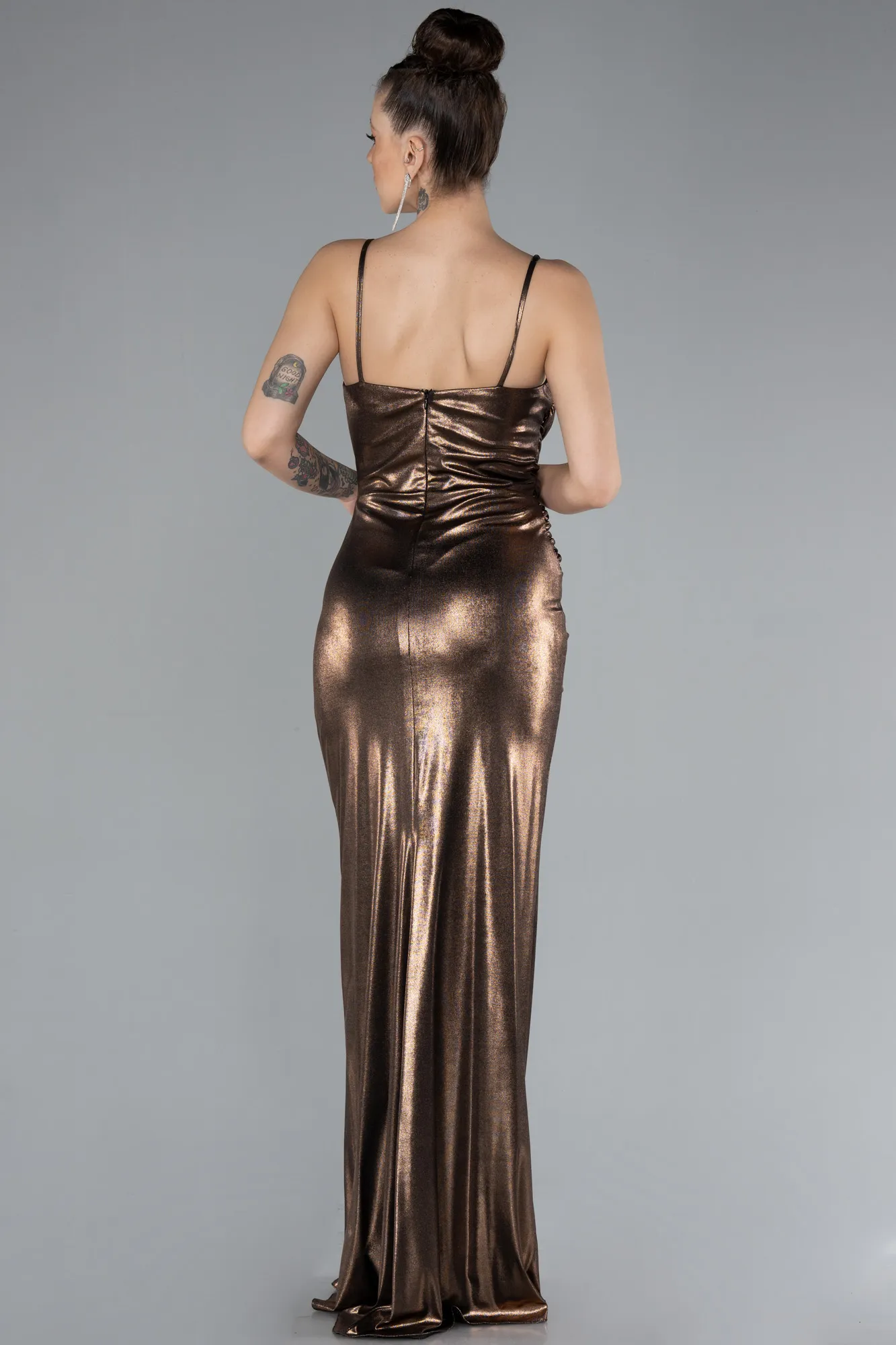 Copper-Long Evening Dress ABU4524