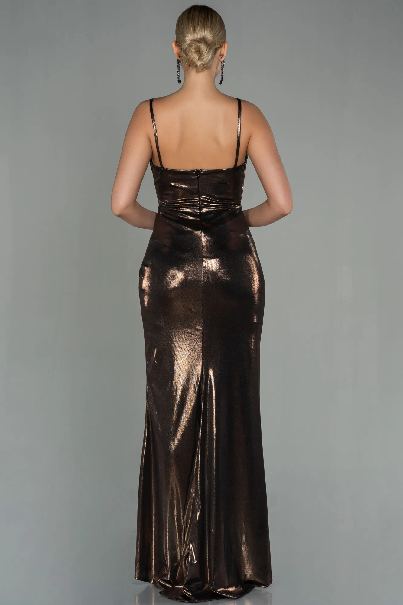 Copper-Long Prom Gown ABU3057
