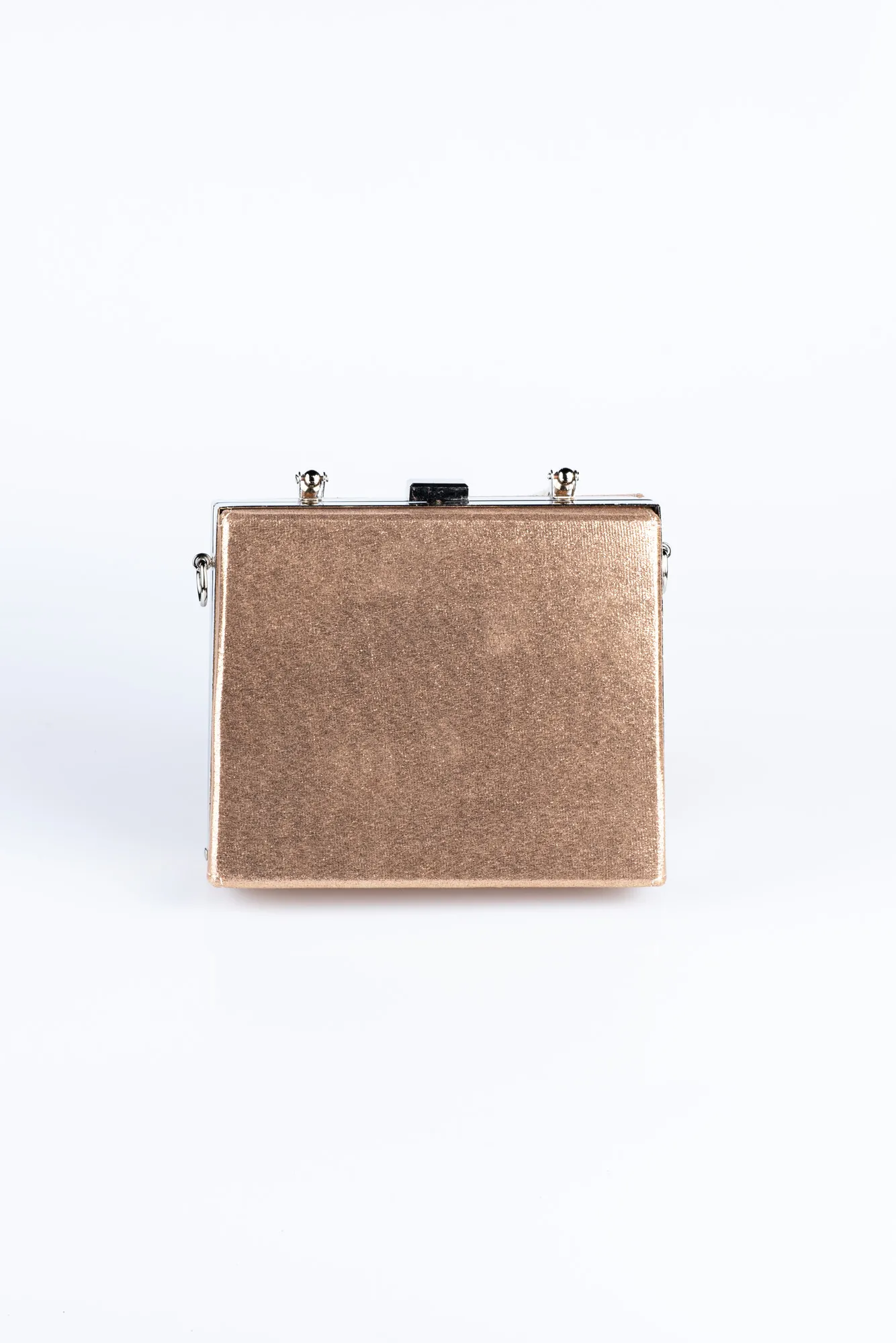 Copper-Plaster Fabric Box Bag V294