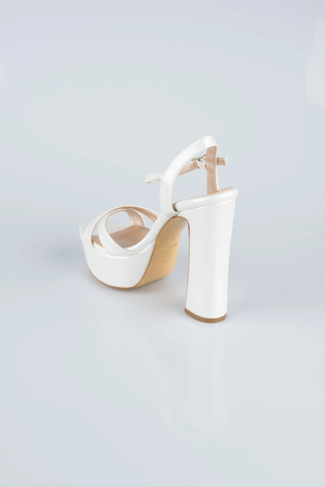 Ecru-Skin Platform Heel MJ4330