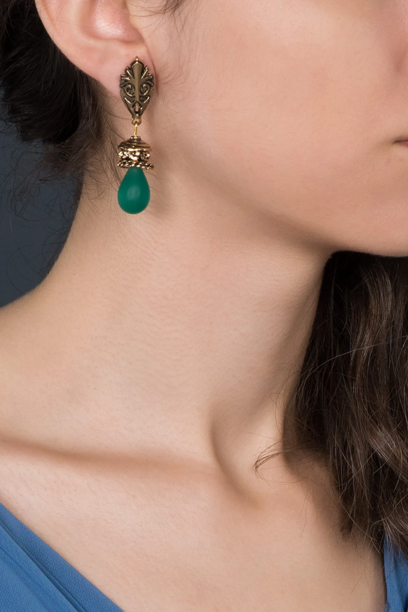 Emerald Green-Earring BJ259