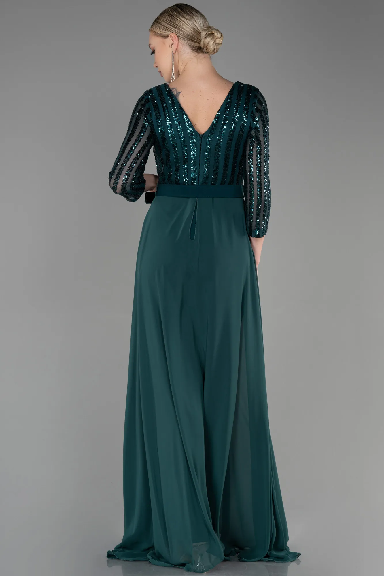 Emerald Green-Long Evening Dress ABT052