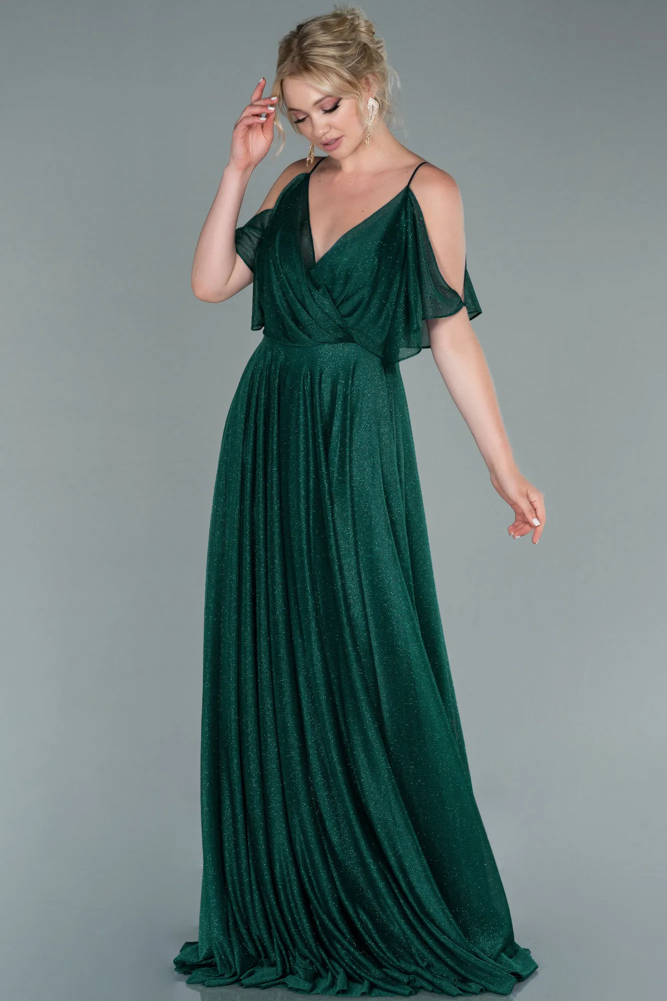 Emerald Green-Long Evening Dress ABU2484