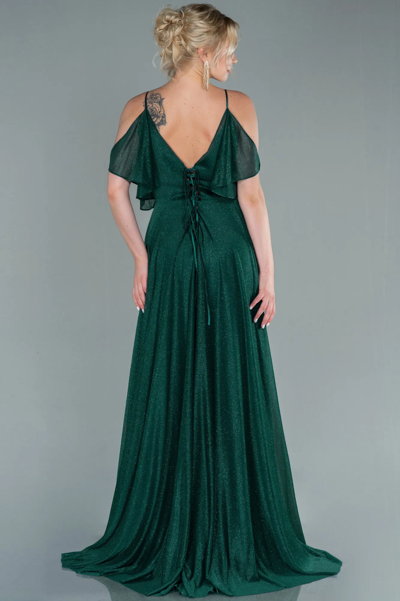 Emerald Green-Long Evening Dress ABU2484