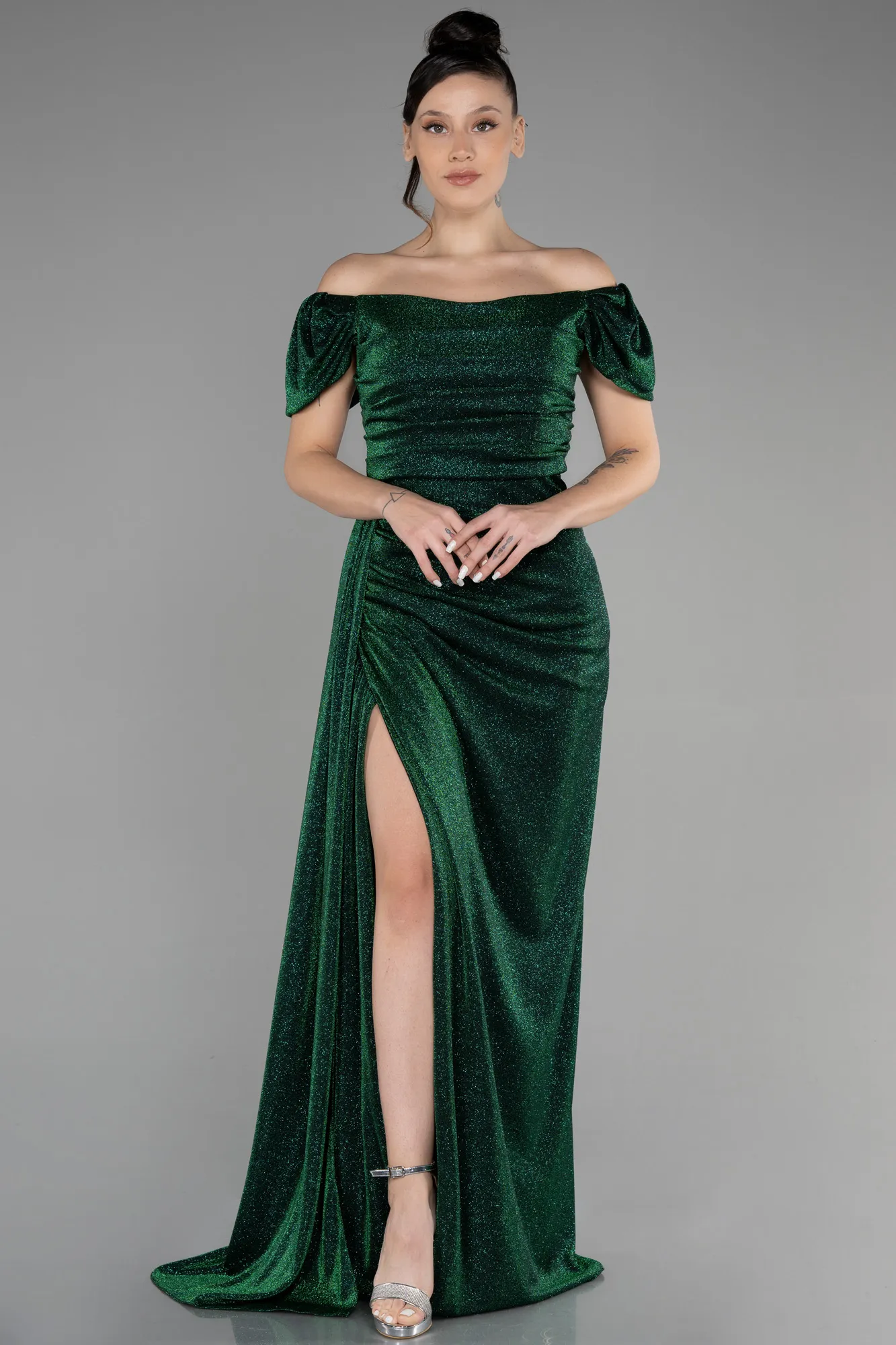 Emerald Green-Long Evening Dress ABU2657