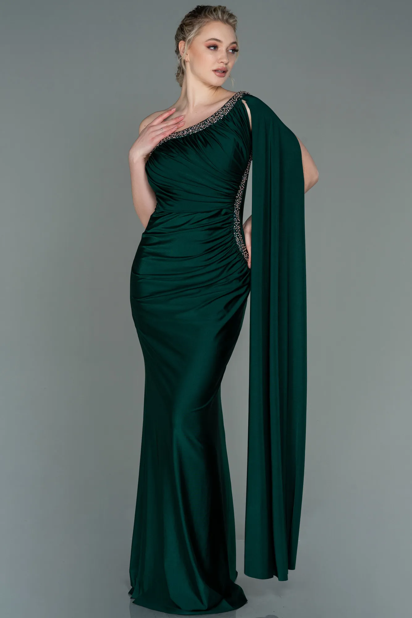 Emerald Green-Long Evening Dress ABU2663