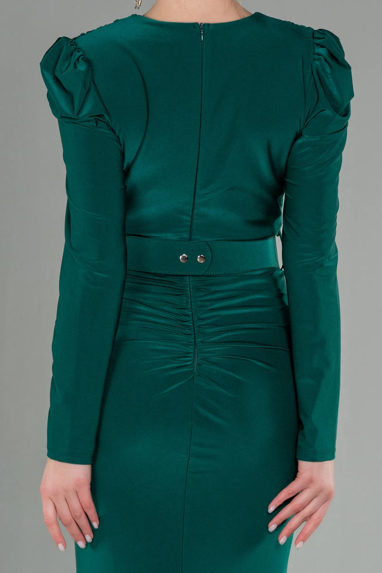 Emerald Green-Long Evening Dress ABU2812