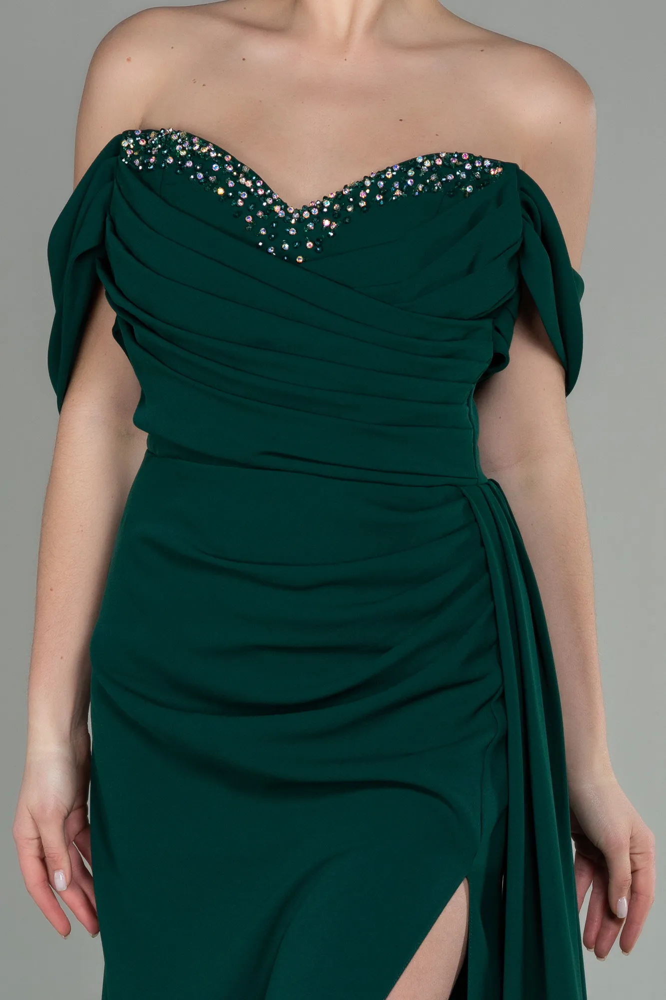 Emerald Green-Long Evening Dress ABU2823