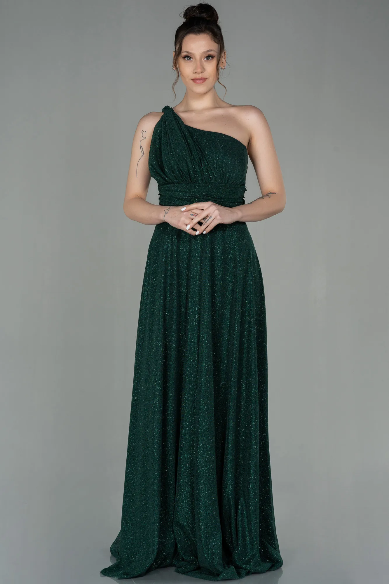 Emerald Green-Long Evening Dress ABU2834