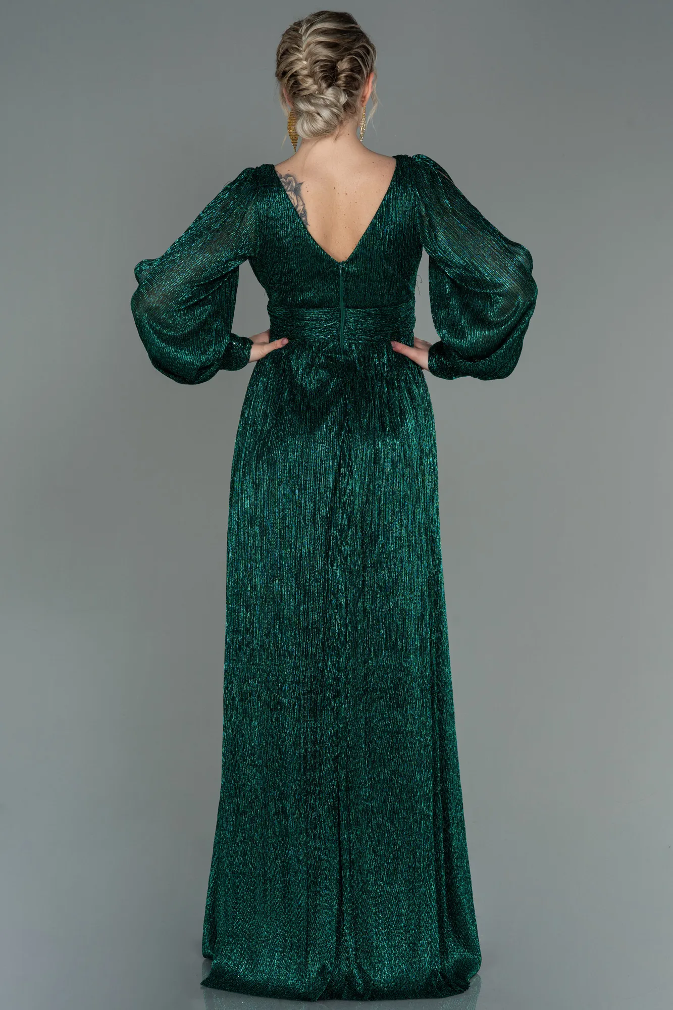 Emerald Green-Long Evening Dress ABU2905