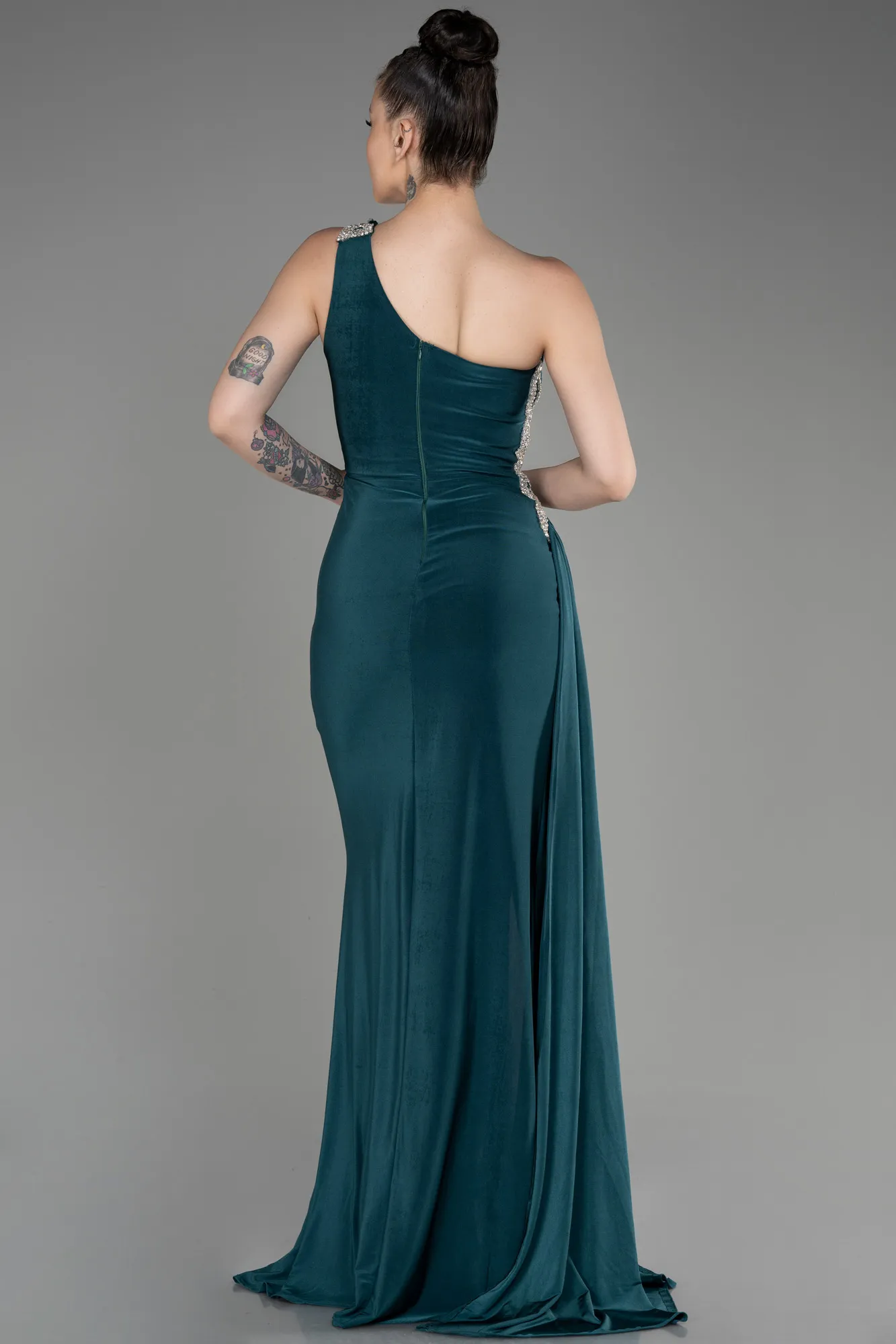 Emerald Green-Long Evening Dress ABU2964