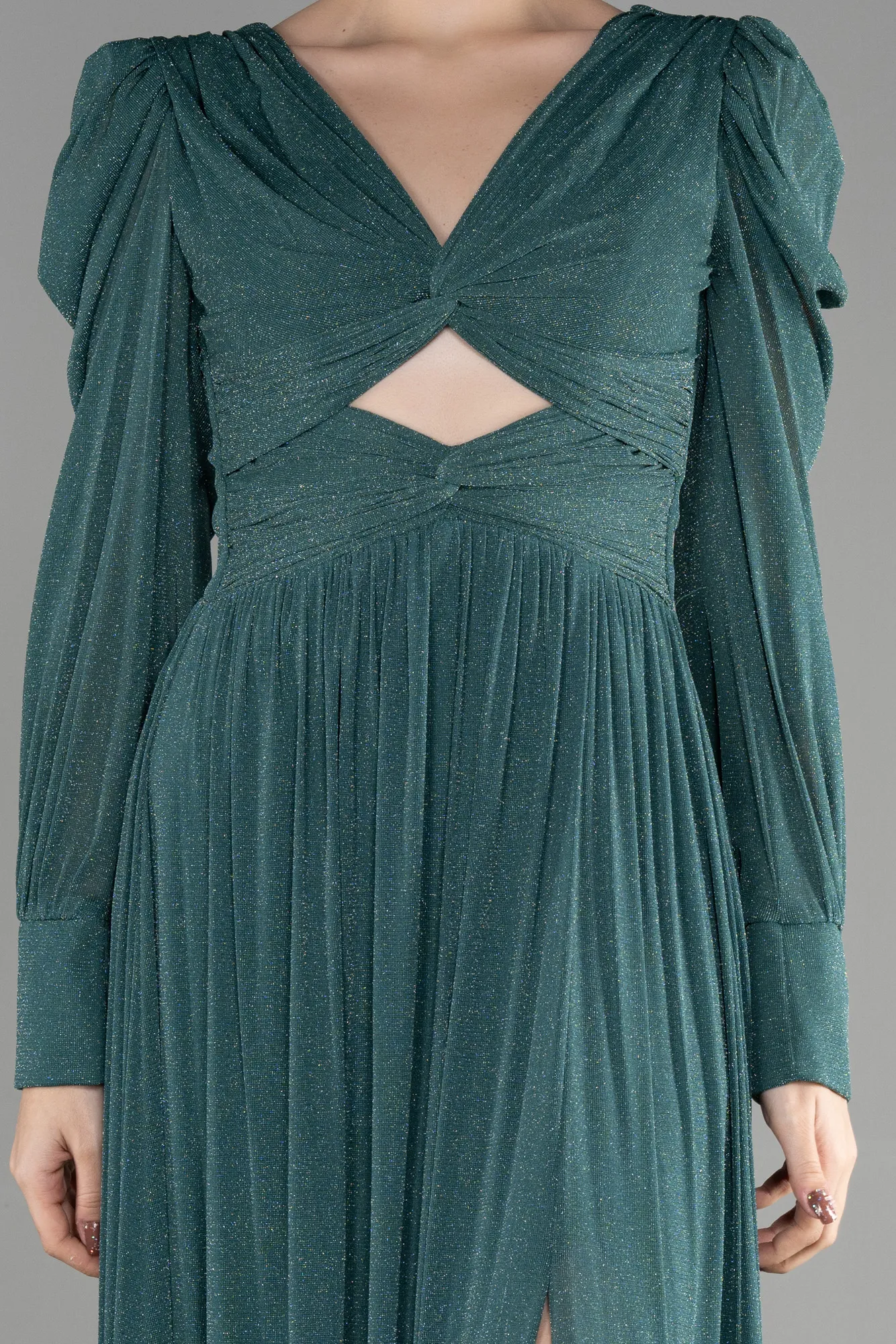 Emerald Green-Long Evening Dress ABU3103