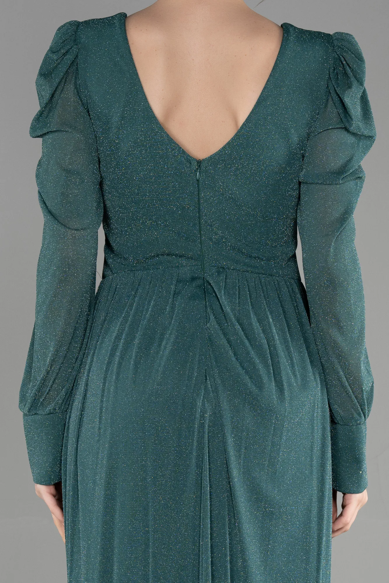 Emerald Green-Long Evening Dress ABU3103