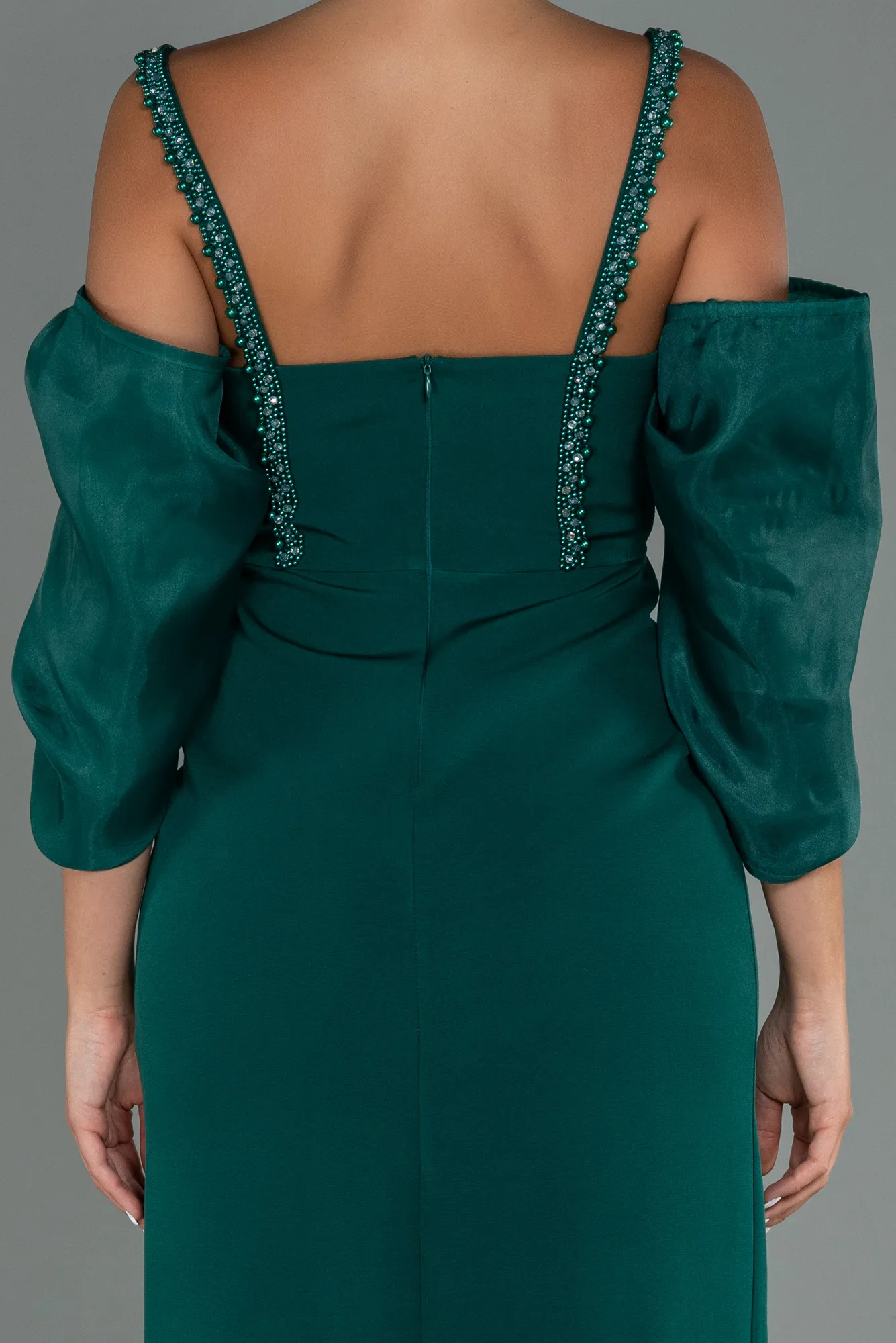 Emerald Green-Long Evening Dress ABU3105