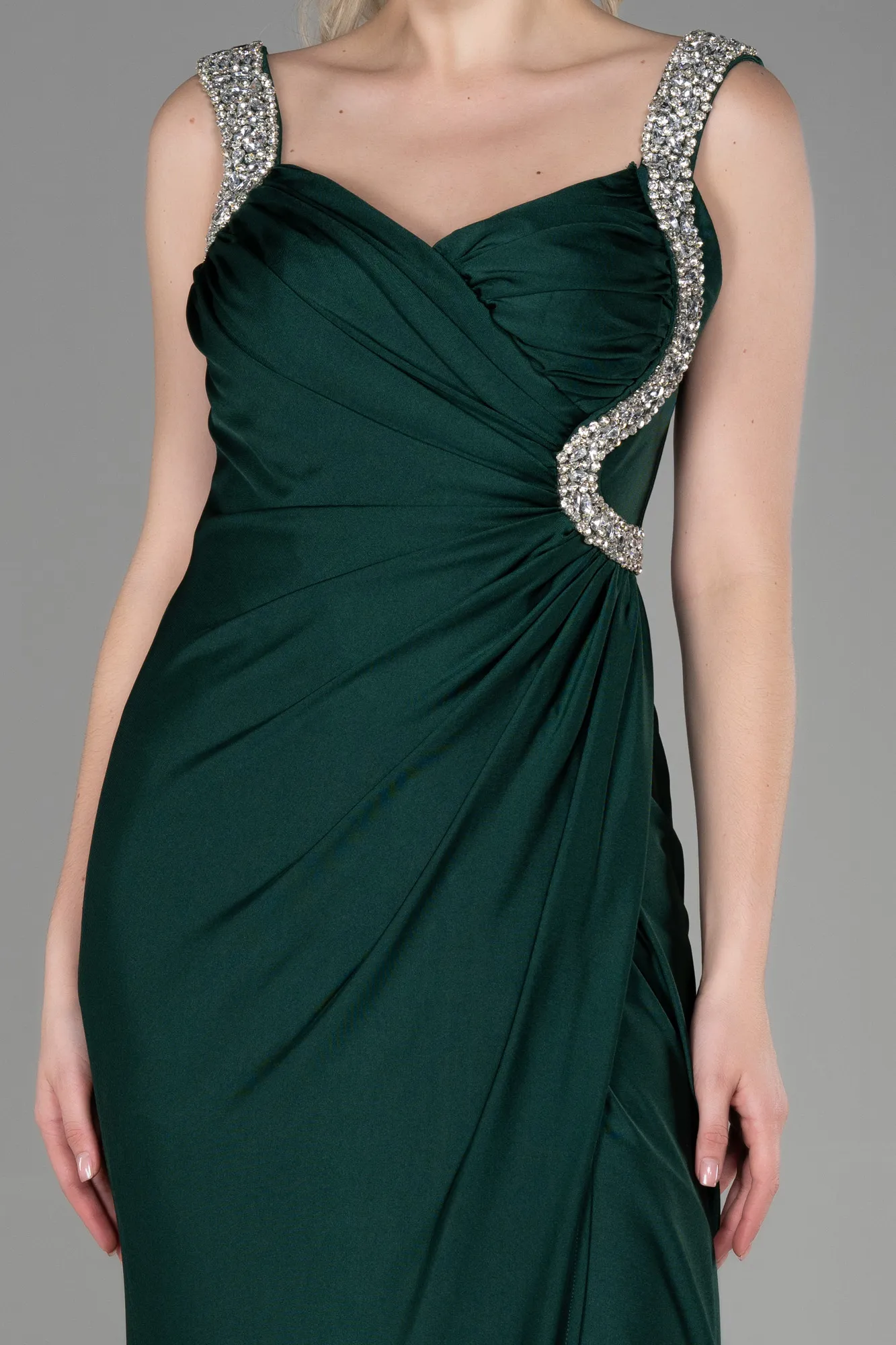 Emerald Green-Long Evening Dress ABU3270