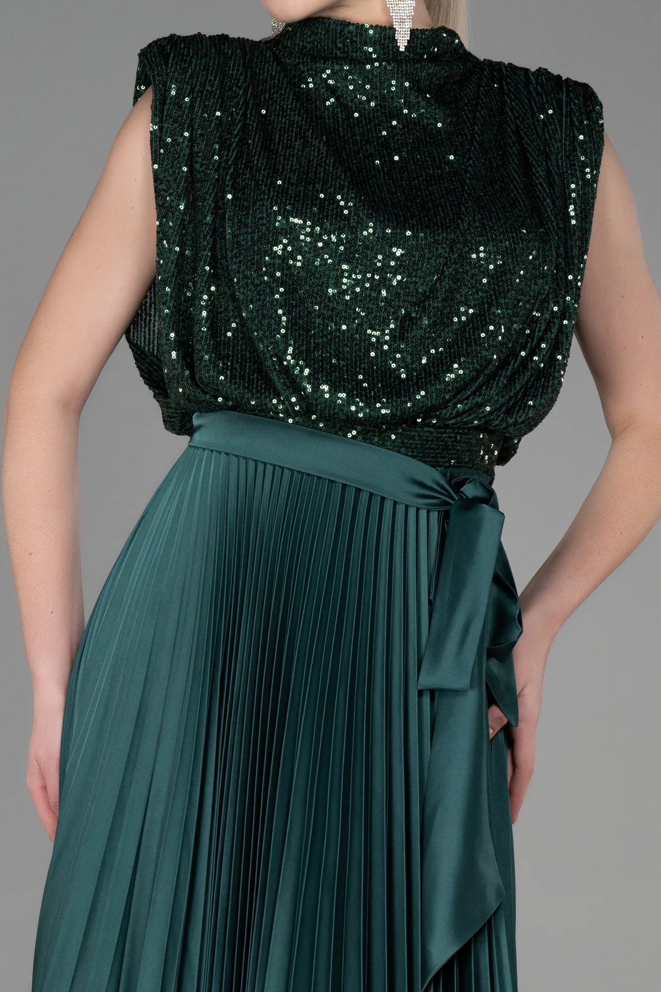 Emerald Green-Long Evening Dress ABU3326