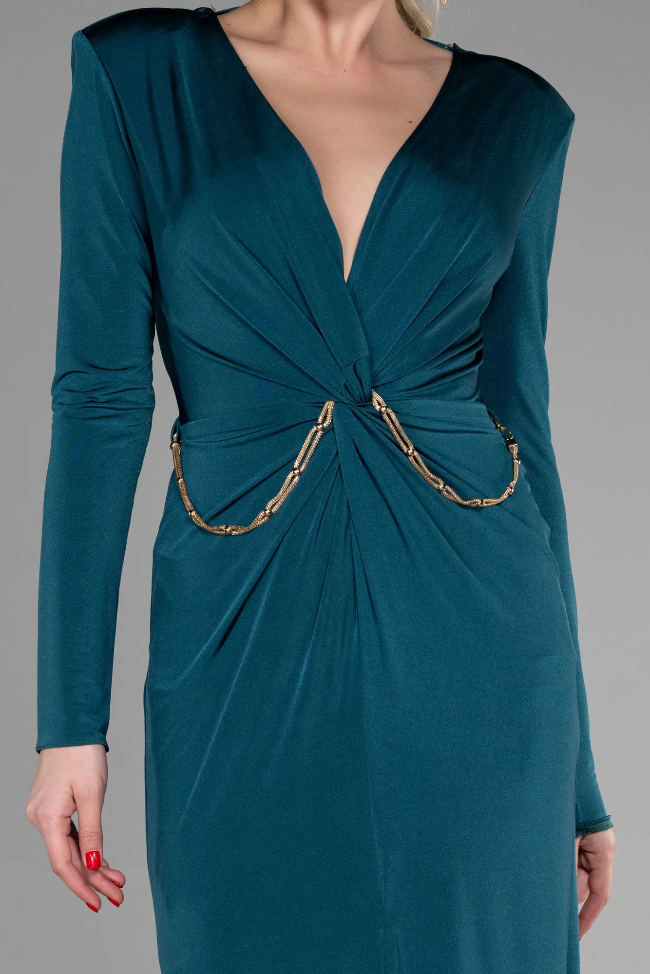 Emerald Green-Long Evening Dress ABU3458