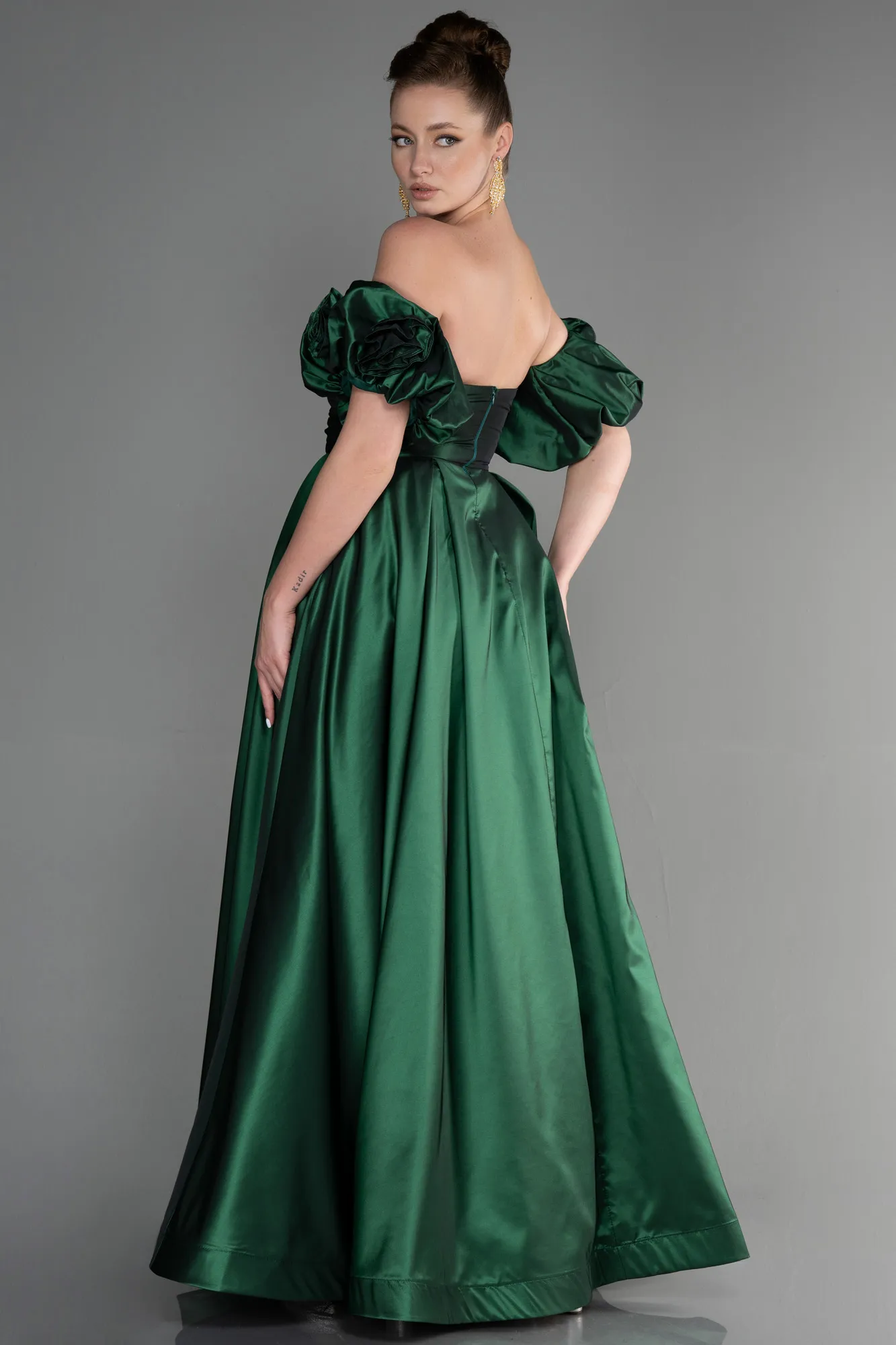 Emerald Green-Long Evening Dress ABU3547
